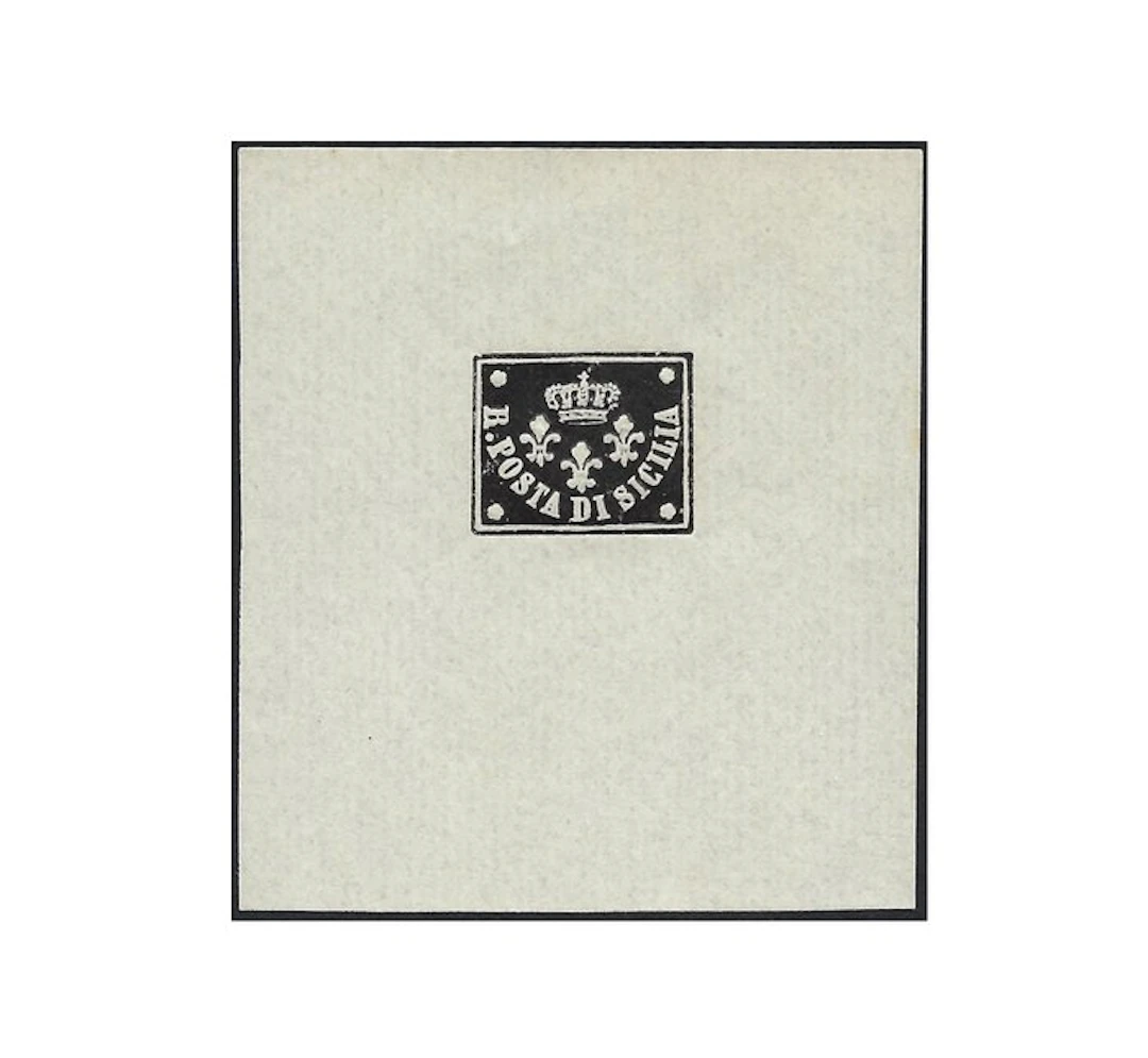 Italian Ancient States - Sicily 1858 - Reprint Saggio...