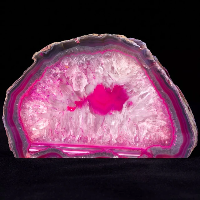 XXL Pink Agate - 17x25x6 cm - Geode- 4.95 kg