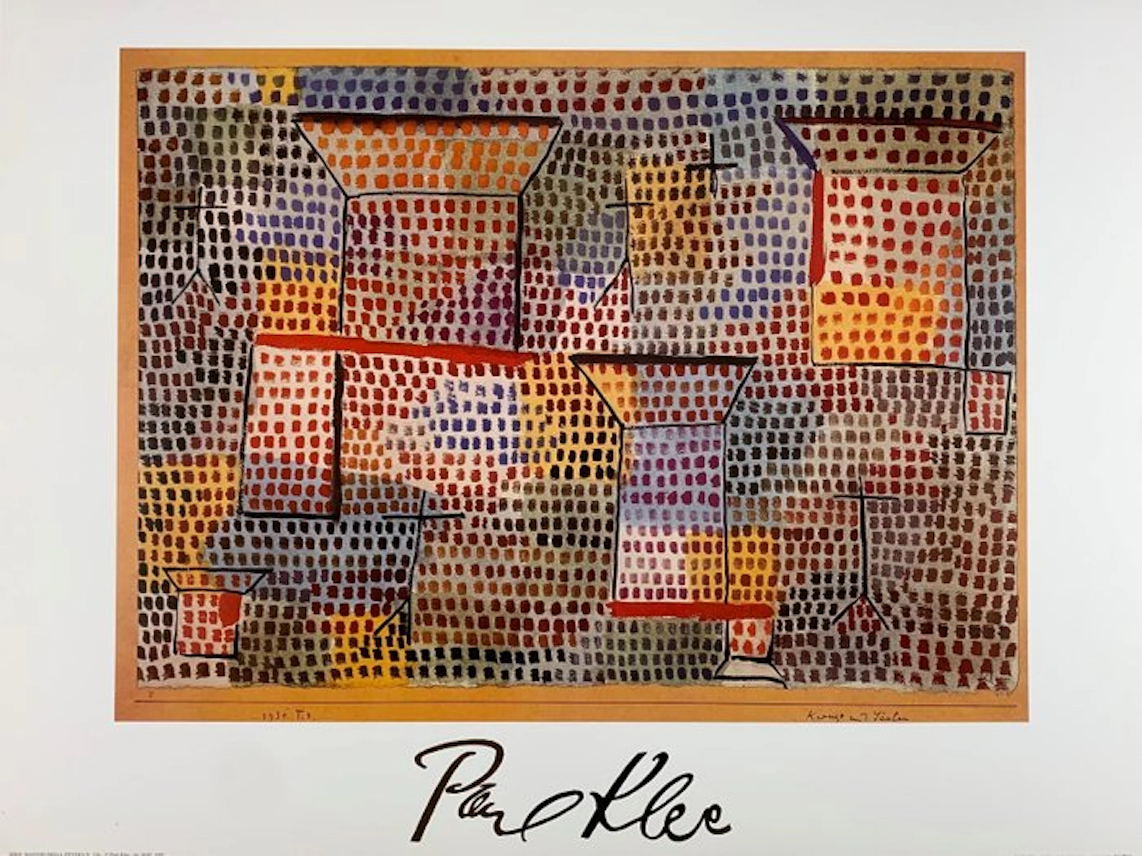 Paul Klee - Kreuze und Säulen, 1931 - Artprint - 60 x 80 cm