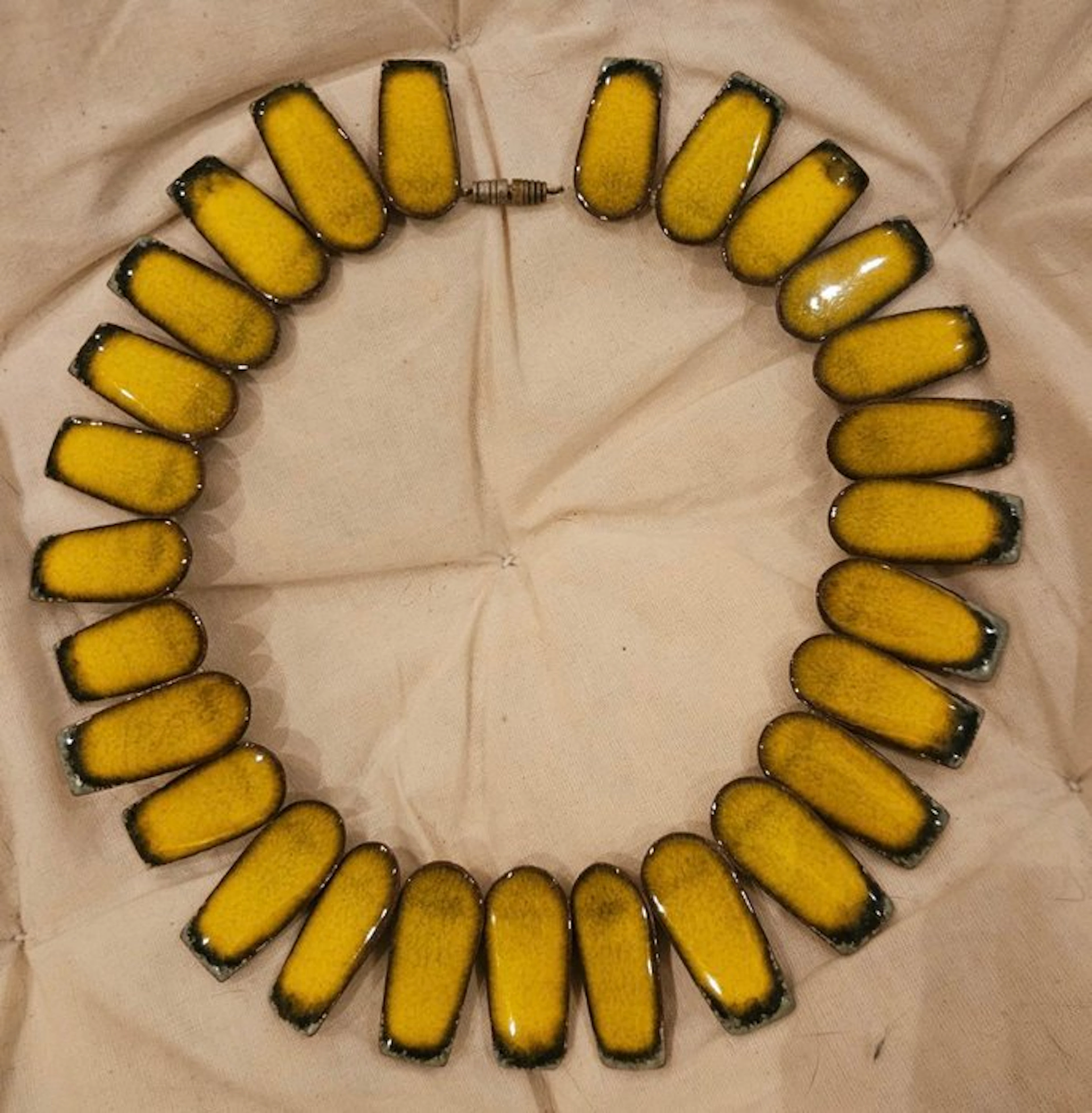 Handmade - Ceramics - Necklace with pendant - 1960 Handmade