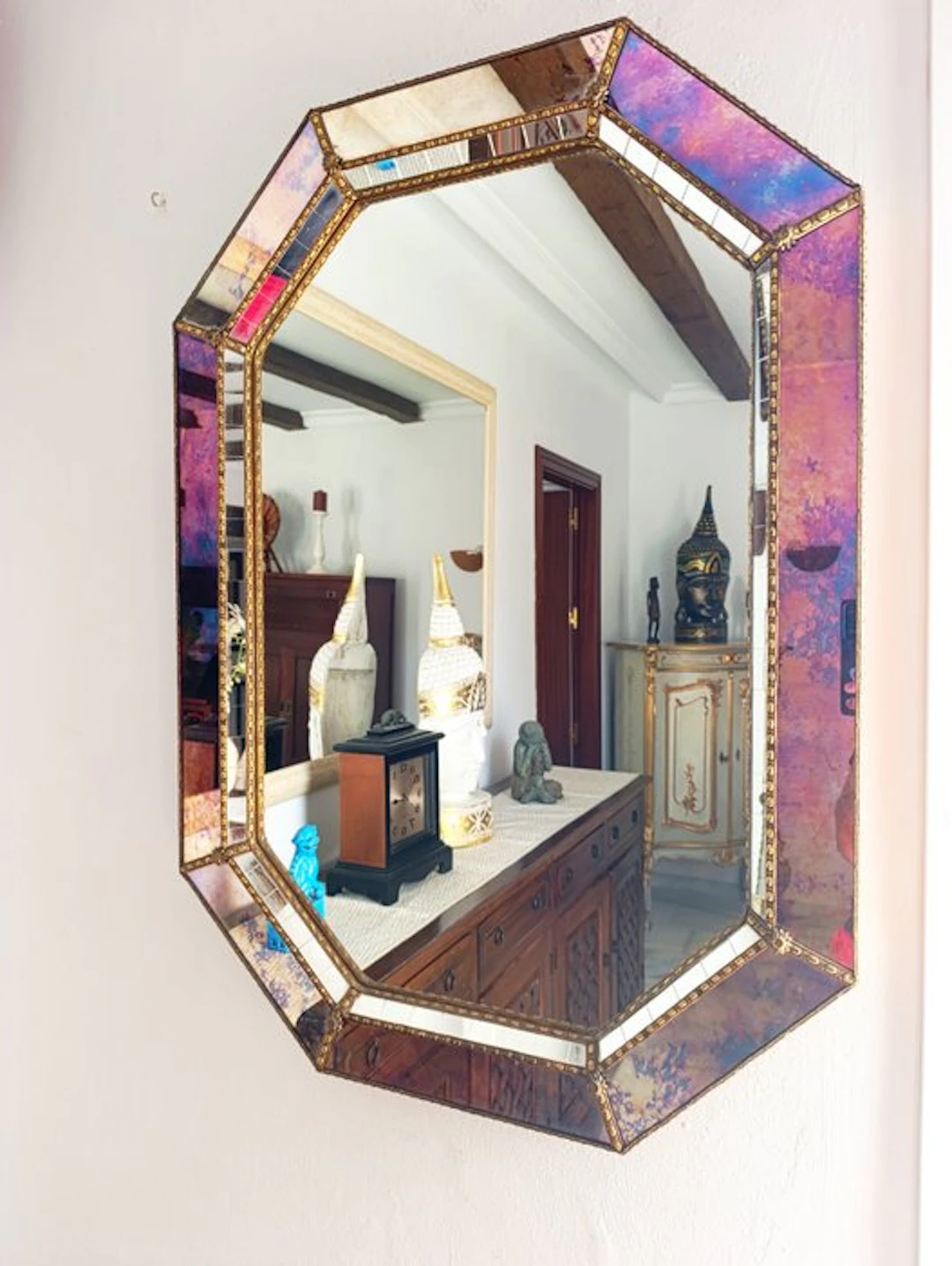 Wall mirror - Bronze, Glass - Venetian Style