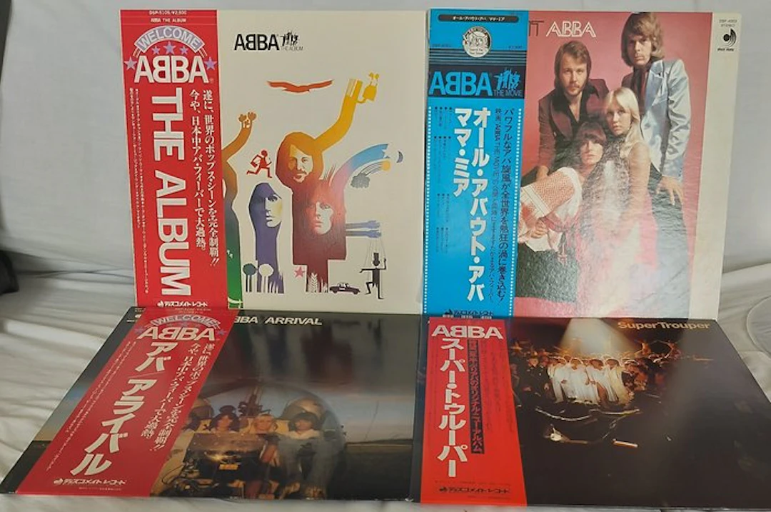 ABBA - Multiple artists - Collectie van 4 Japanse...