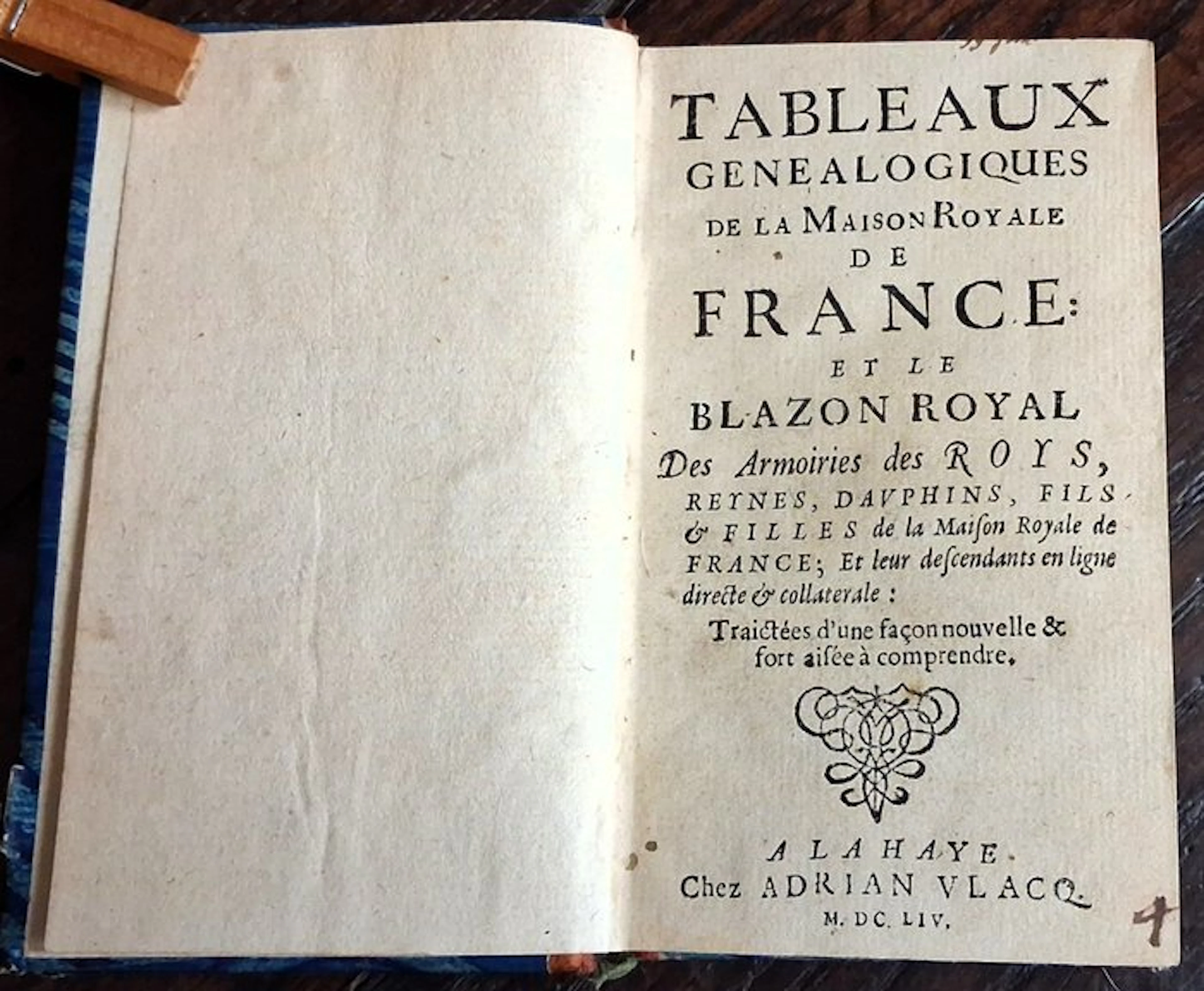 Père Philippe Labbé - Tableaux genealogiques de la Maison...