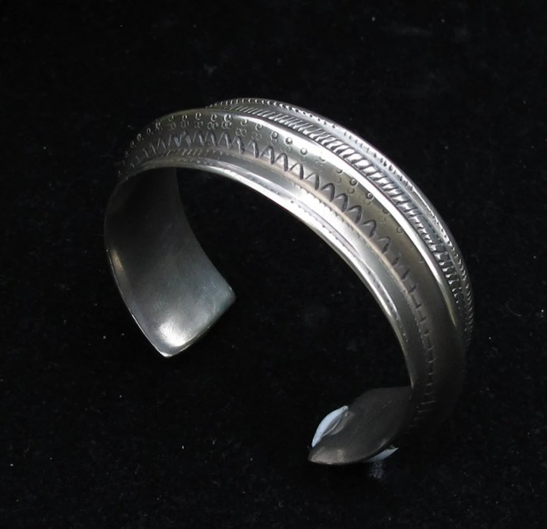 Silver tribal bracelet from the Rann of Kutch