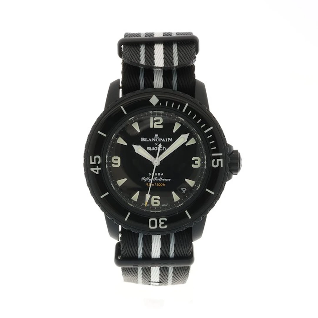 Blancpain x Swatch - Bioceramic Scuba Fifty Fathoms...