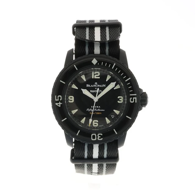 Blancpain x Swatch - Bioceramic Scuba Fifty Fathoms...