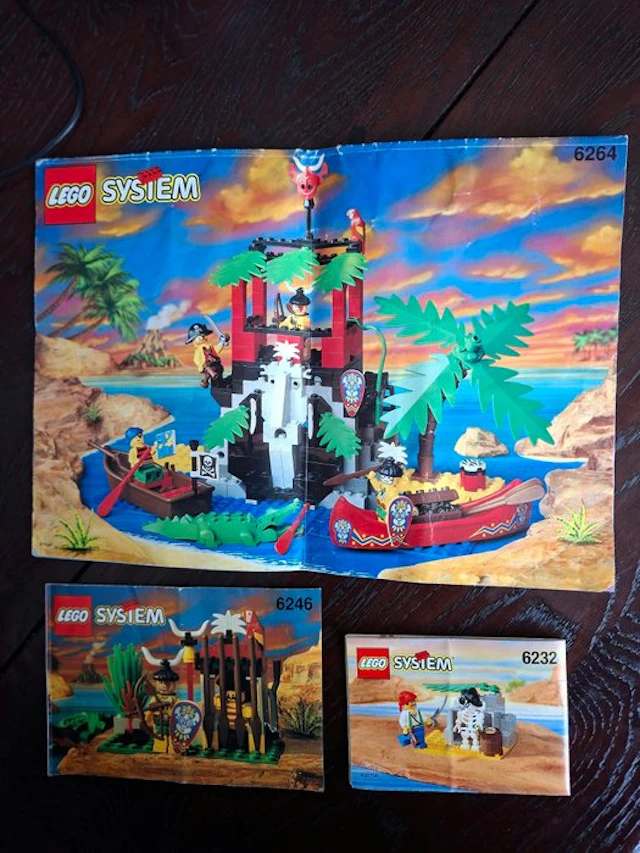LEGO Set - Pirates - 6264, 6246, 6232