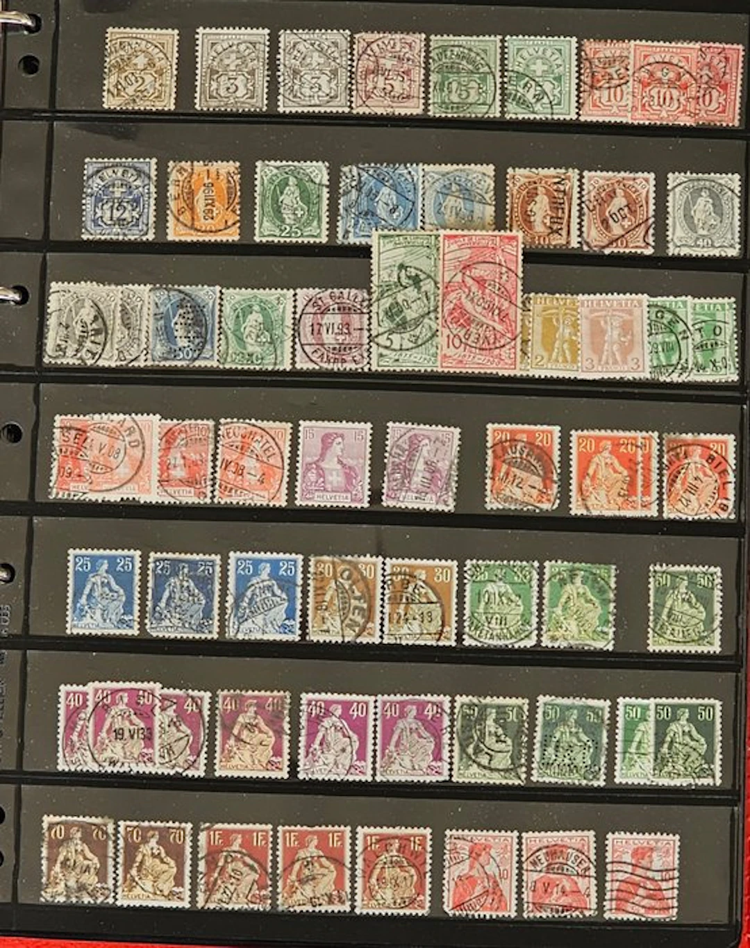 Switzerland 1894/1997 - Swiss stamp collection - cote catalogue YT > 800 €