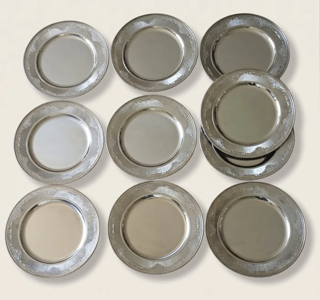 Charger plate (10) - 18/10 Stainless