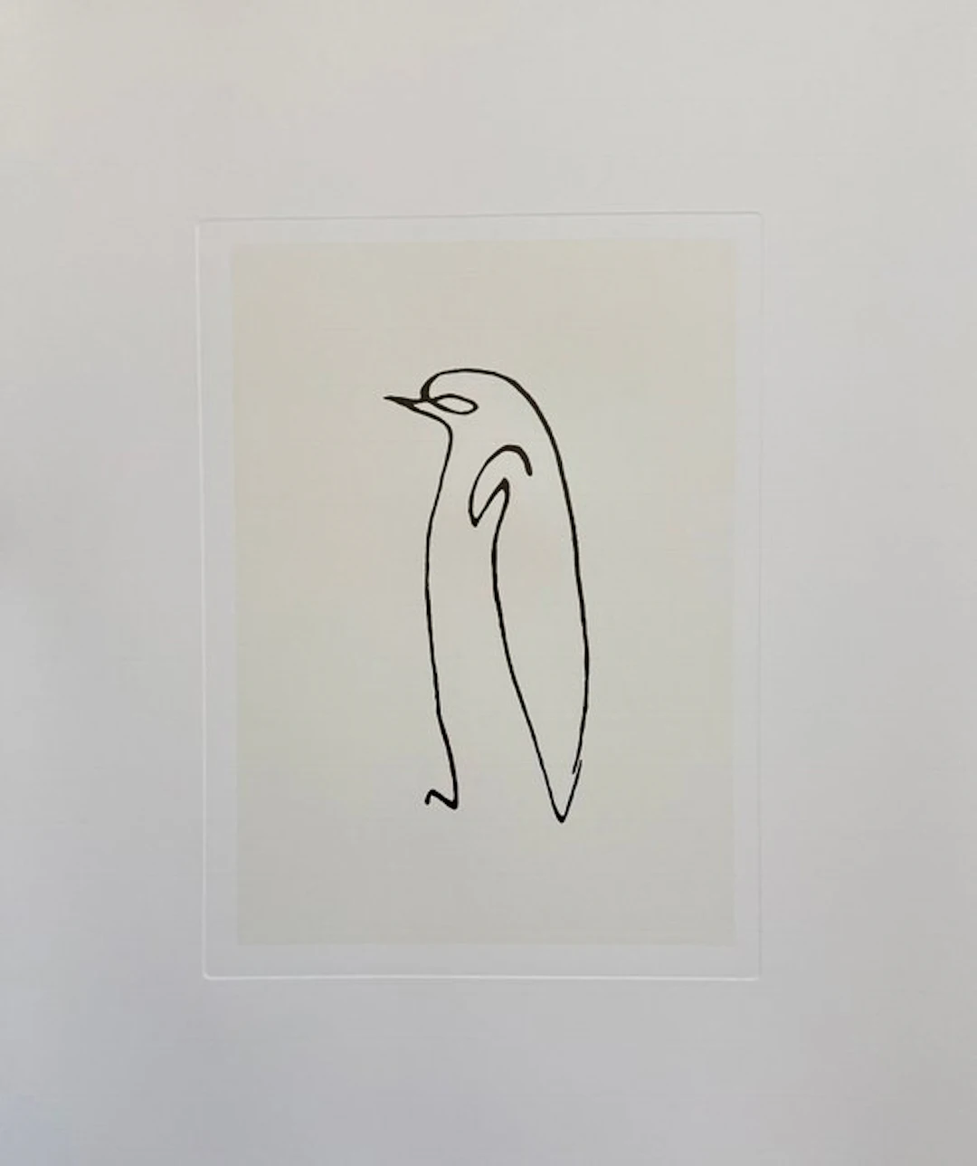 Pablo Picasso (1881-1973) - “Le pingouin, 1907". - 60 x 50 cm.