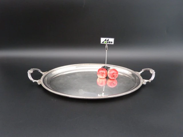Decorative tray - Italy - 800 silver