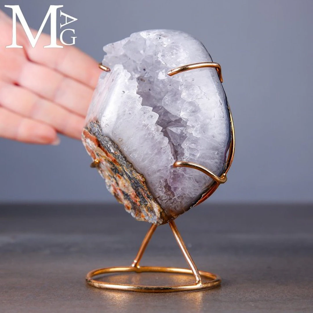 Natural Mineral Geode with Wonderful Inner...