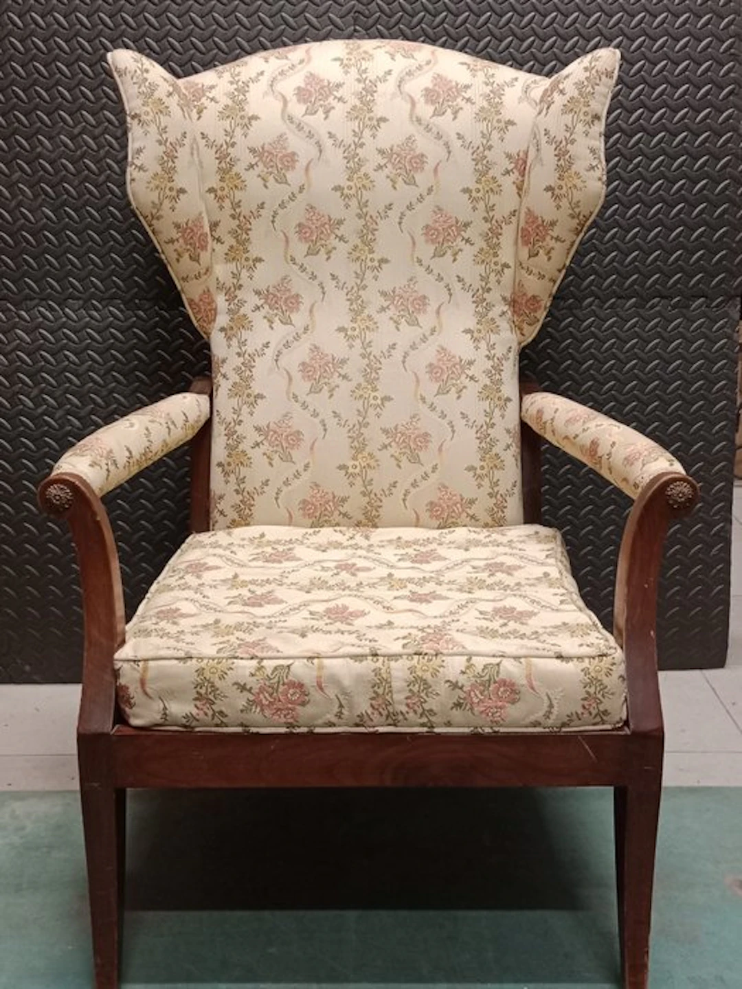 Armchair - Wood, Textile - Reclining armchair