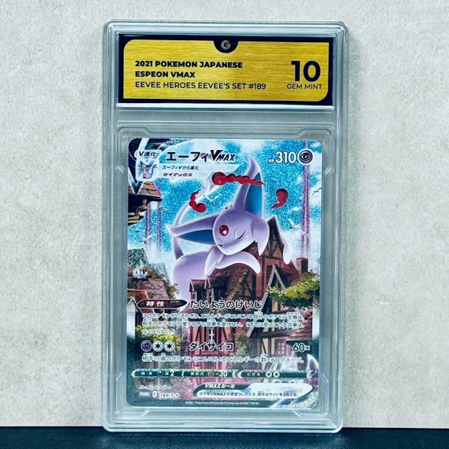 Pokémon Graded card - Espeon VMAX #189 2021 Pokemon...