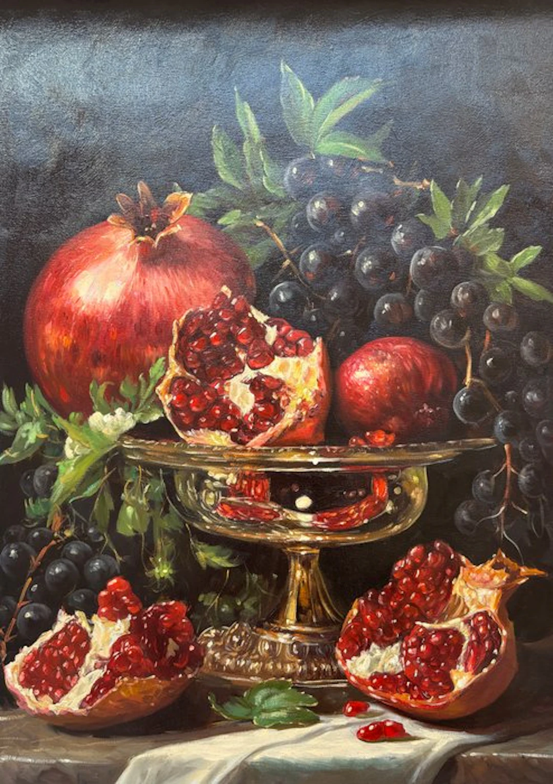 Alessandro Della Rocca (XXI) - Vanitas con frutti rossi