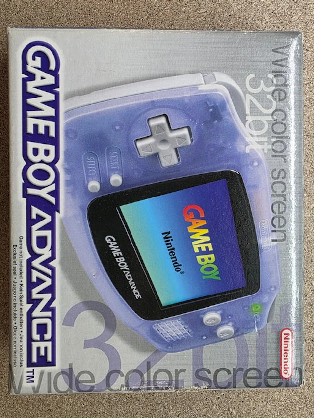Nintendo - Gameboy Advance - Glacier Edition Boxed - PAL...