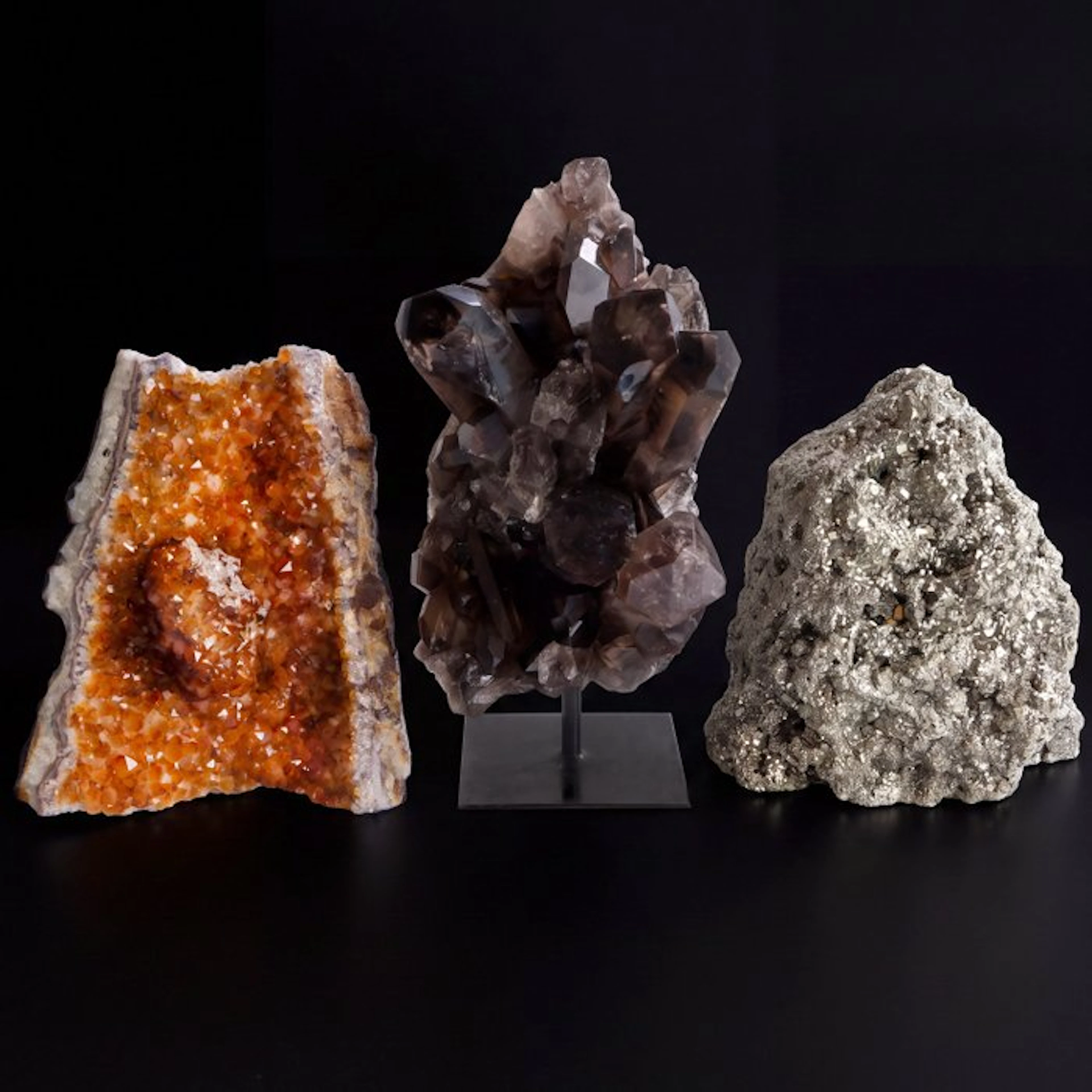Mineral Collection - Citrine, Smokey Quartz & Pyrite- 11.5 kg