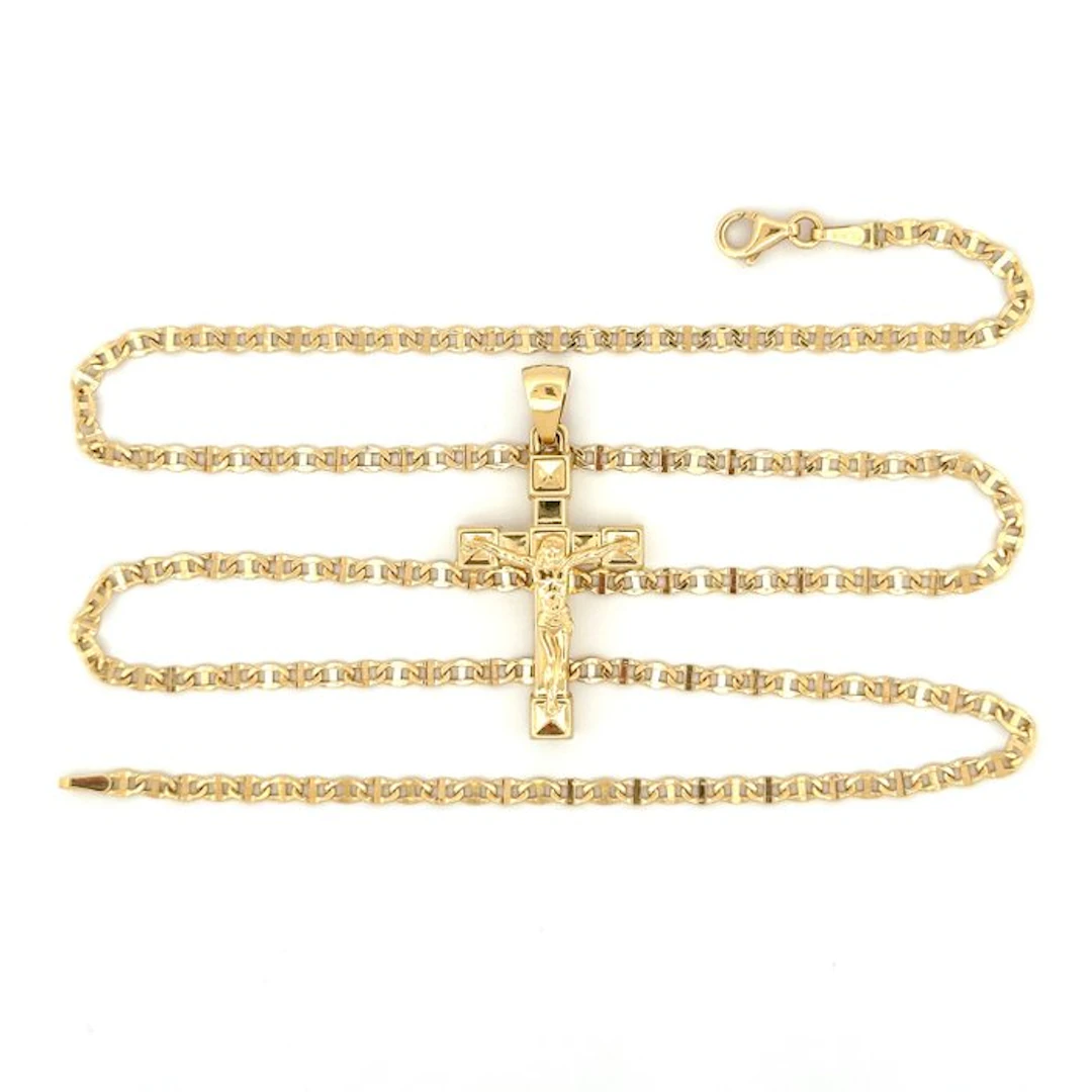 Necklace - 18 kt. Yellow gold - Croce