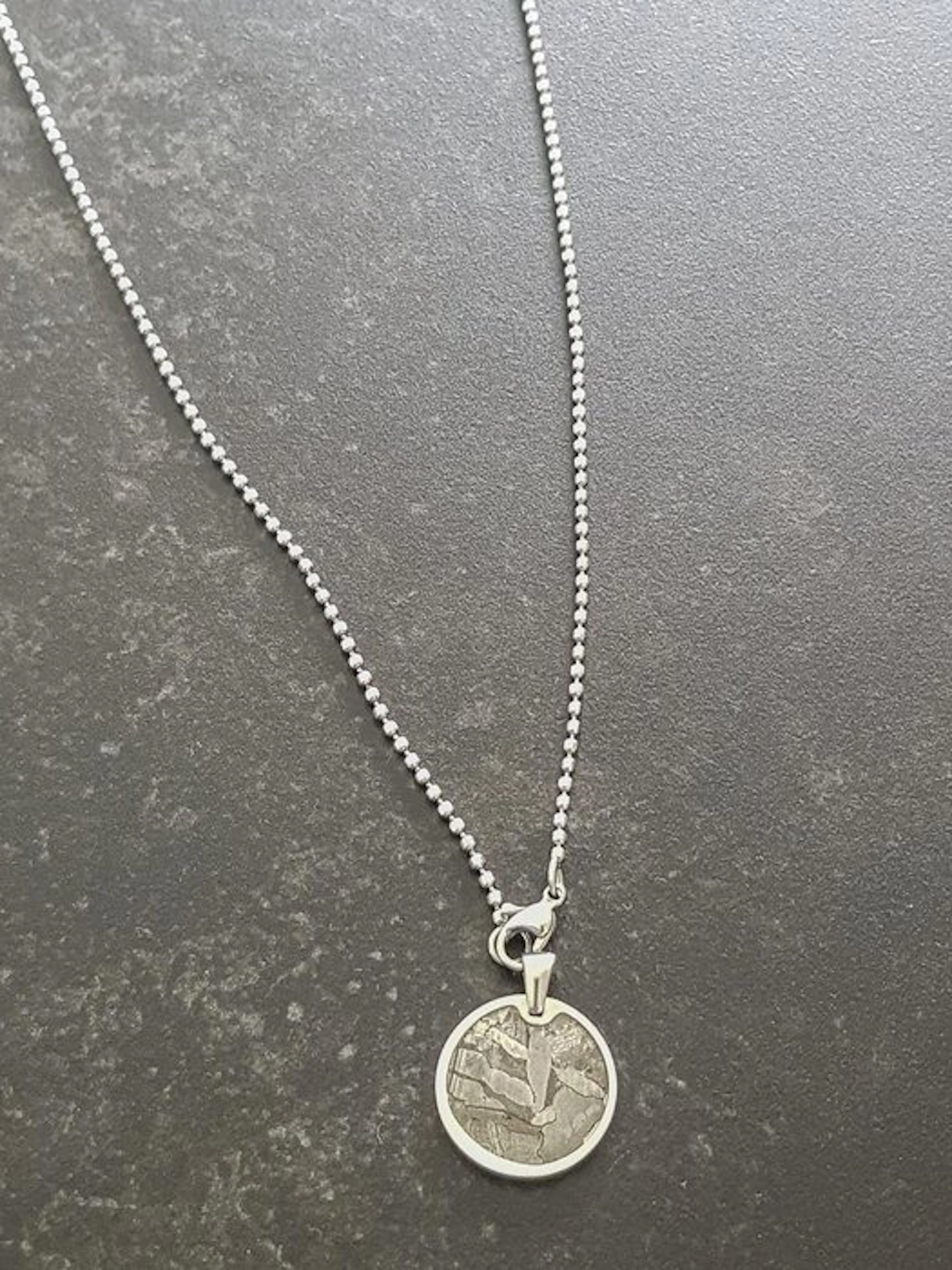 Muonionalusta meteorite HQ Pendant Swedish MUO - Height...