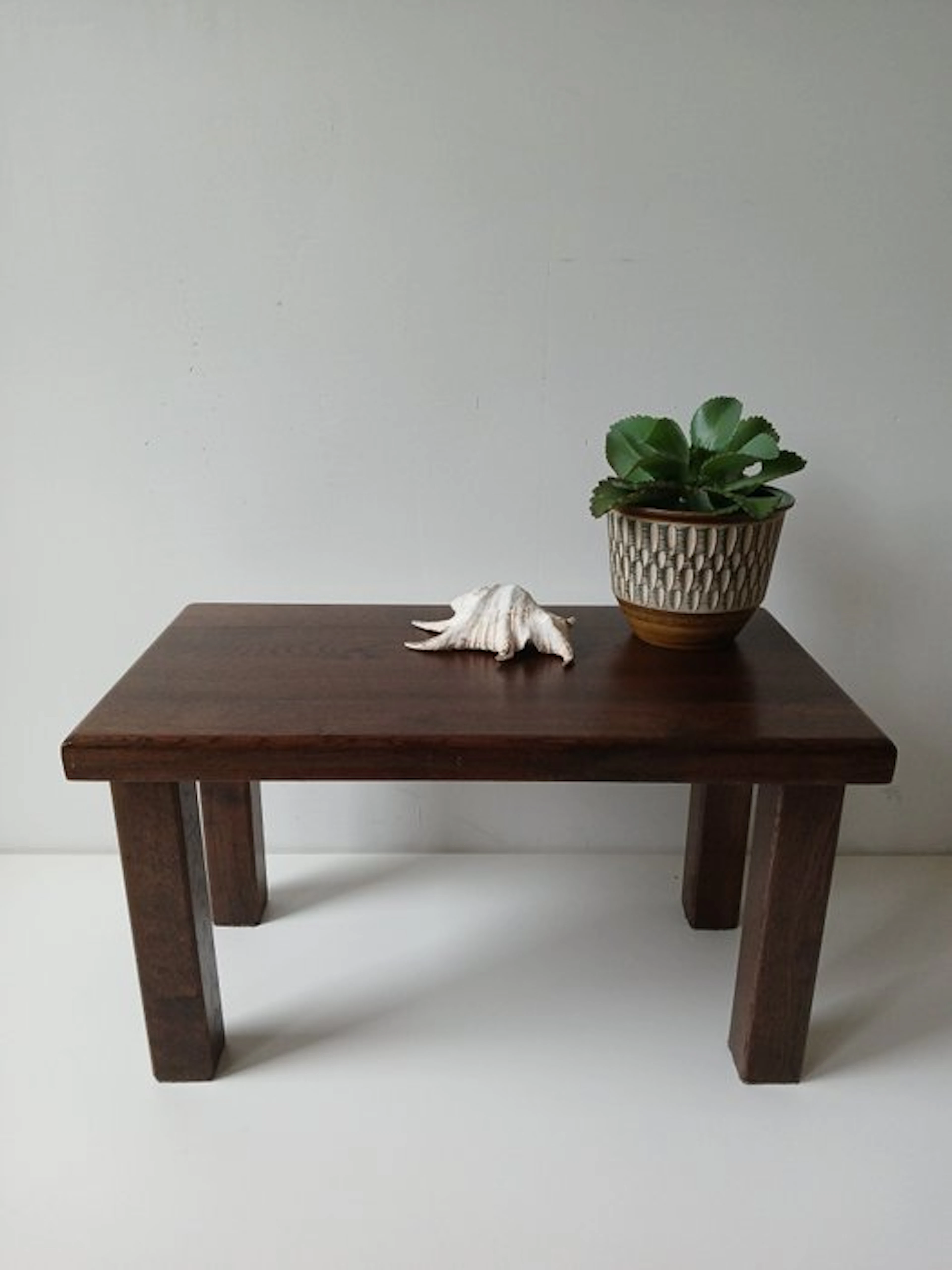 Coffee table - Oak - Vintage-Brutalist