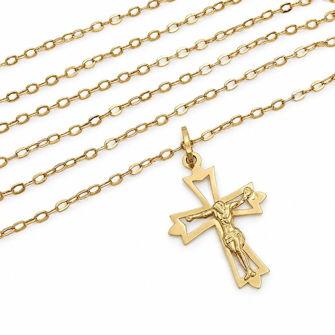 No reserve price - Necklace with pendant - 18 kt