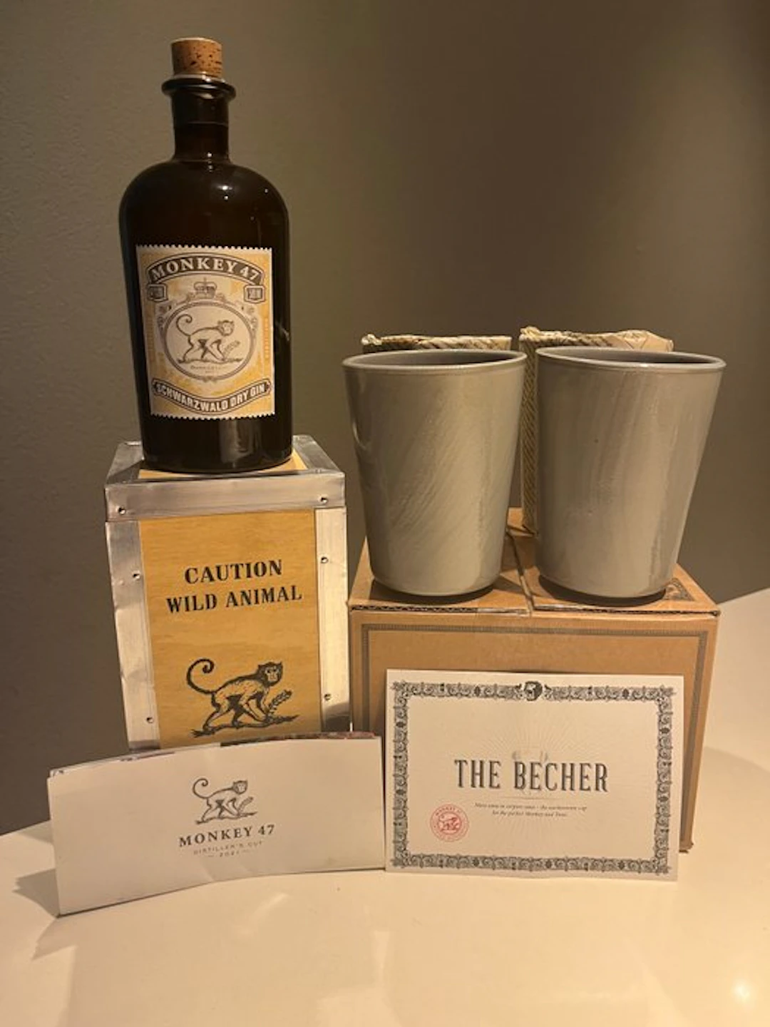 Monkey 47 - Distiller's Cut Bottle No. 3431 & The Becher (4) - b. 2017 - 500ml