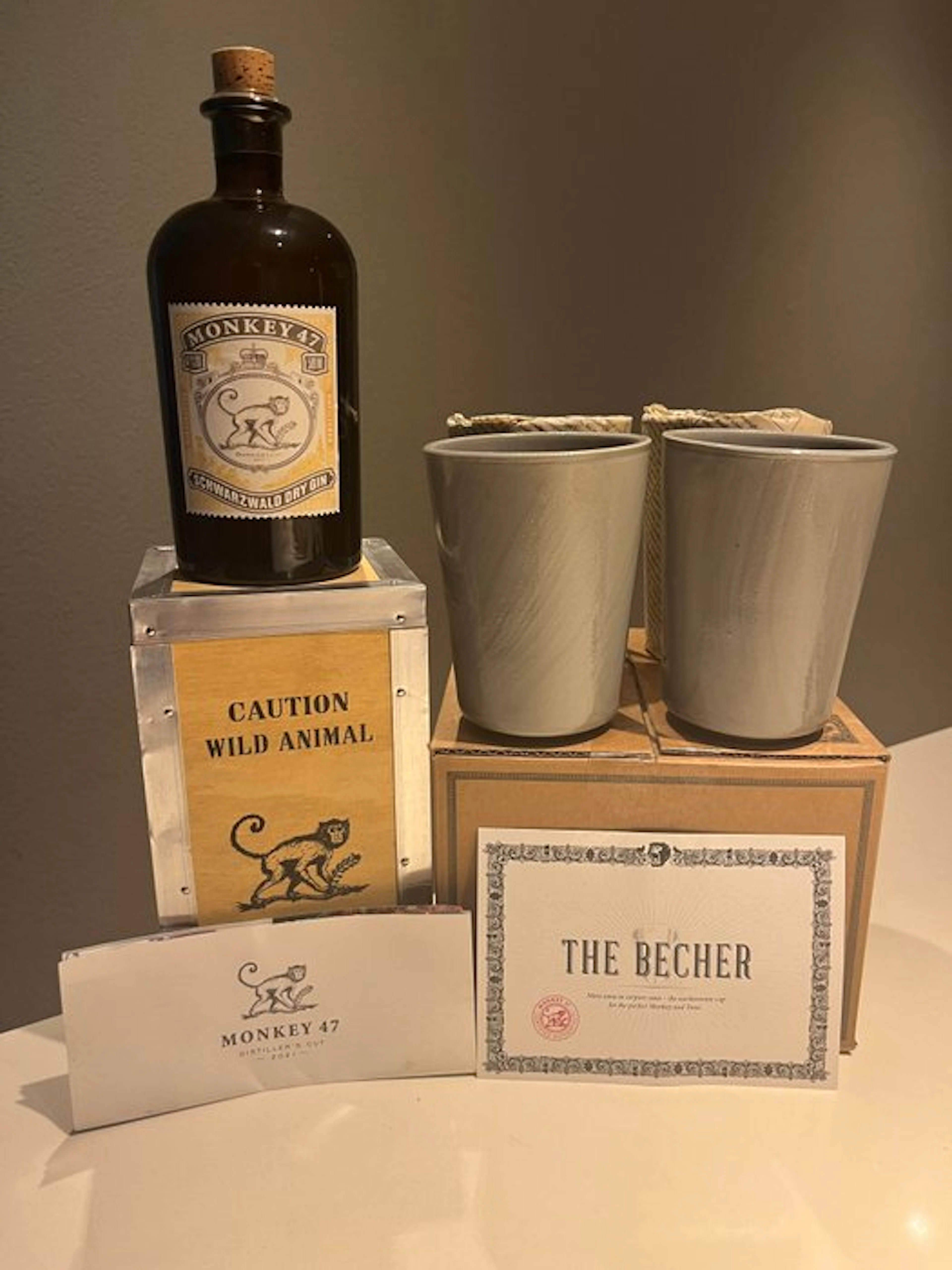 Monkey 47 - Distiller's Cut Bottle No. 3431 & The Becher (4) - b. 2017 - 500ml