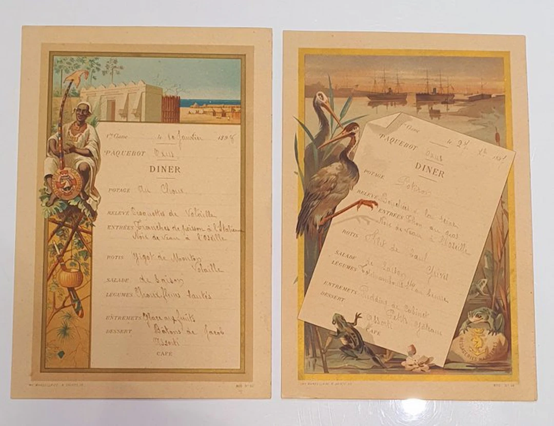 France menu - 23.5 cm (No reserve price)
