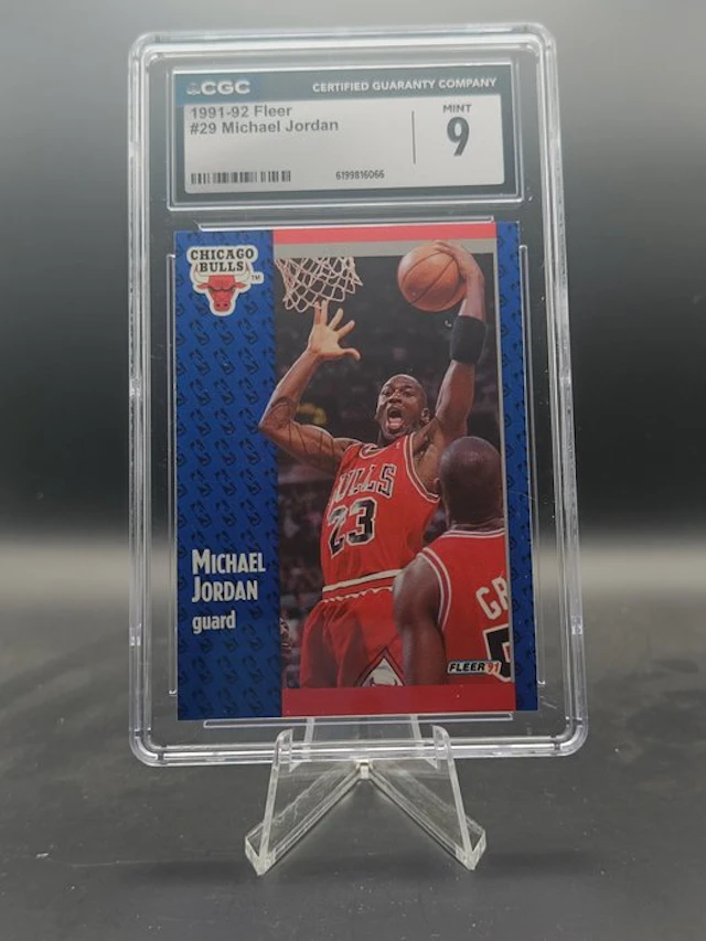 Fleer 1991-92 Michael Jordan #29 - CGC 9 Graded card