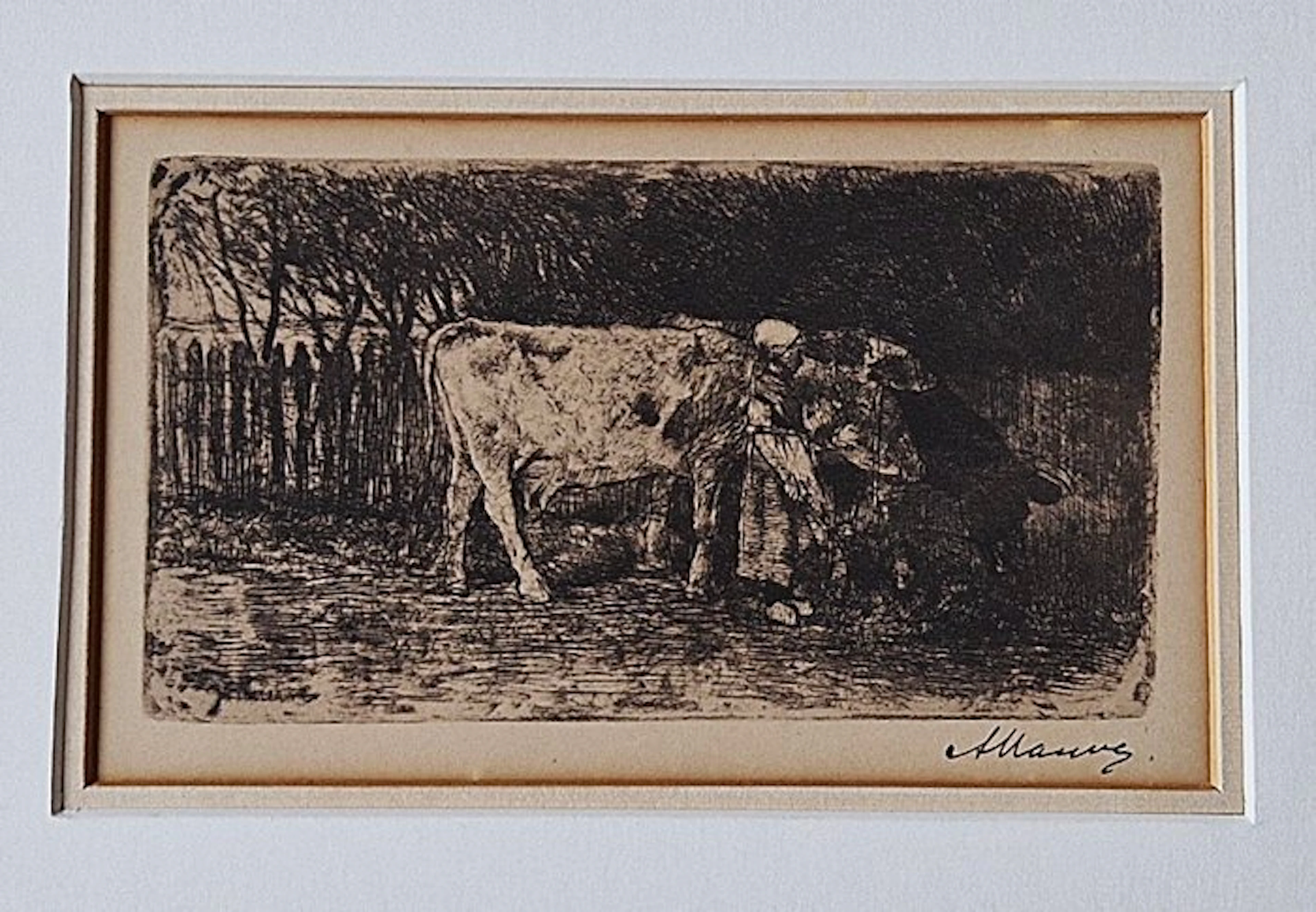 Anton Mauve (1838-1888) - de koeienhoedster / taking care of the cows