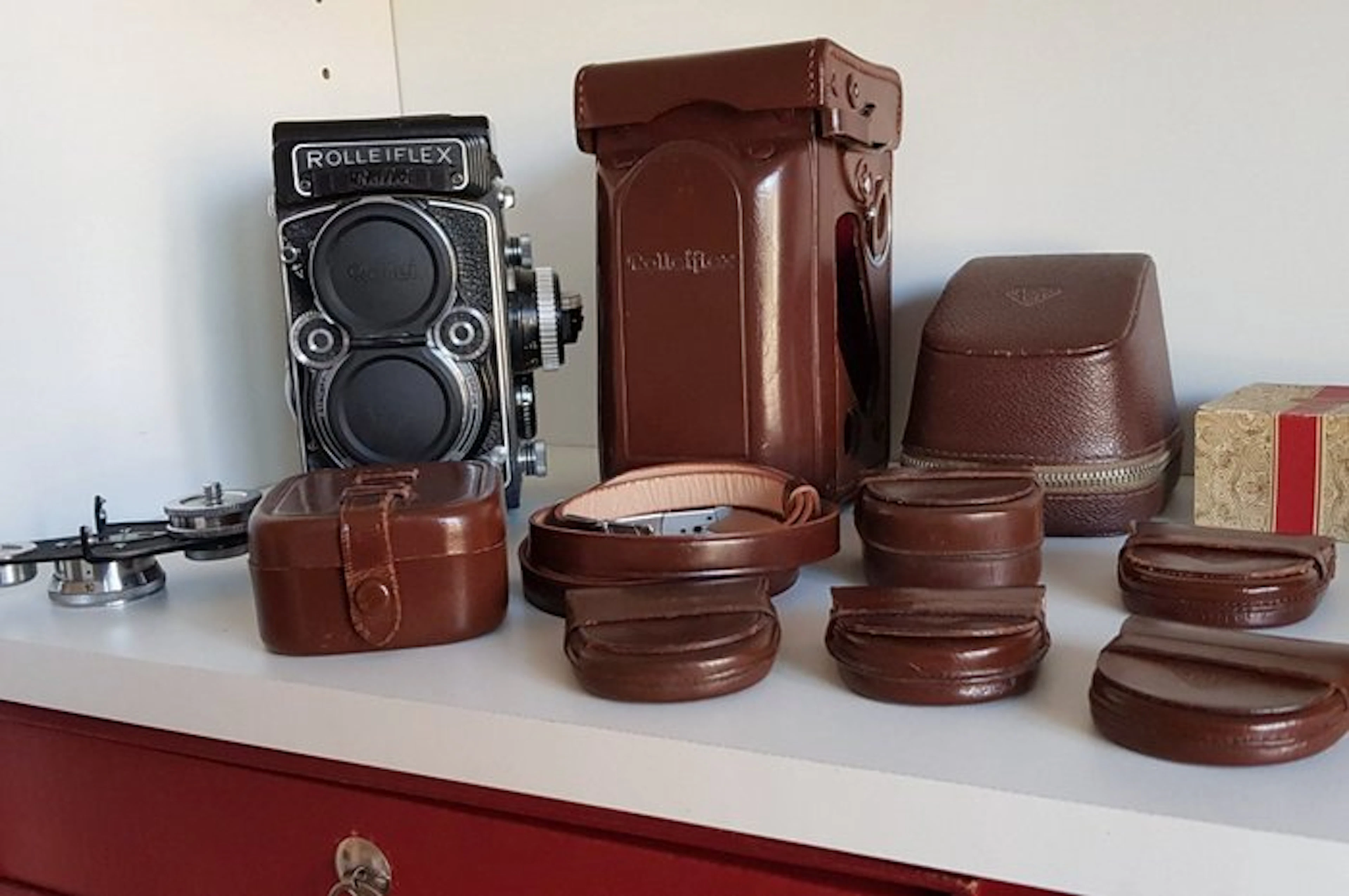 Rollei Rolleiflex 6x6 2,8/80mm avec étui et accessoires |...