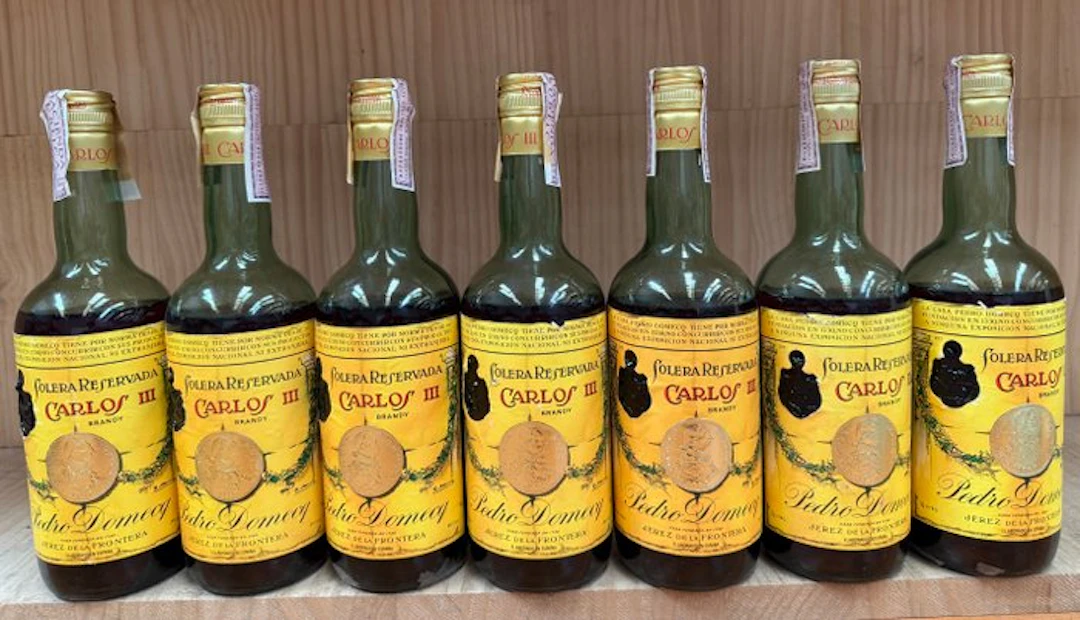 Pedro Domecq - brandy Carlos lll - b. 1970s - 75cl - 7 bottles