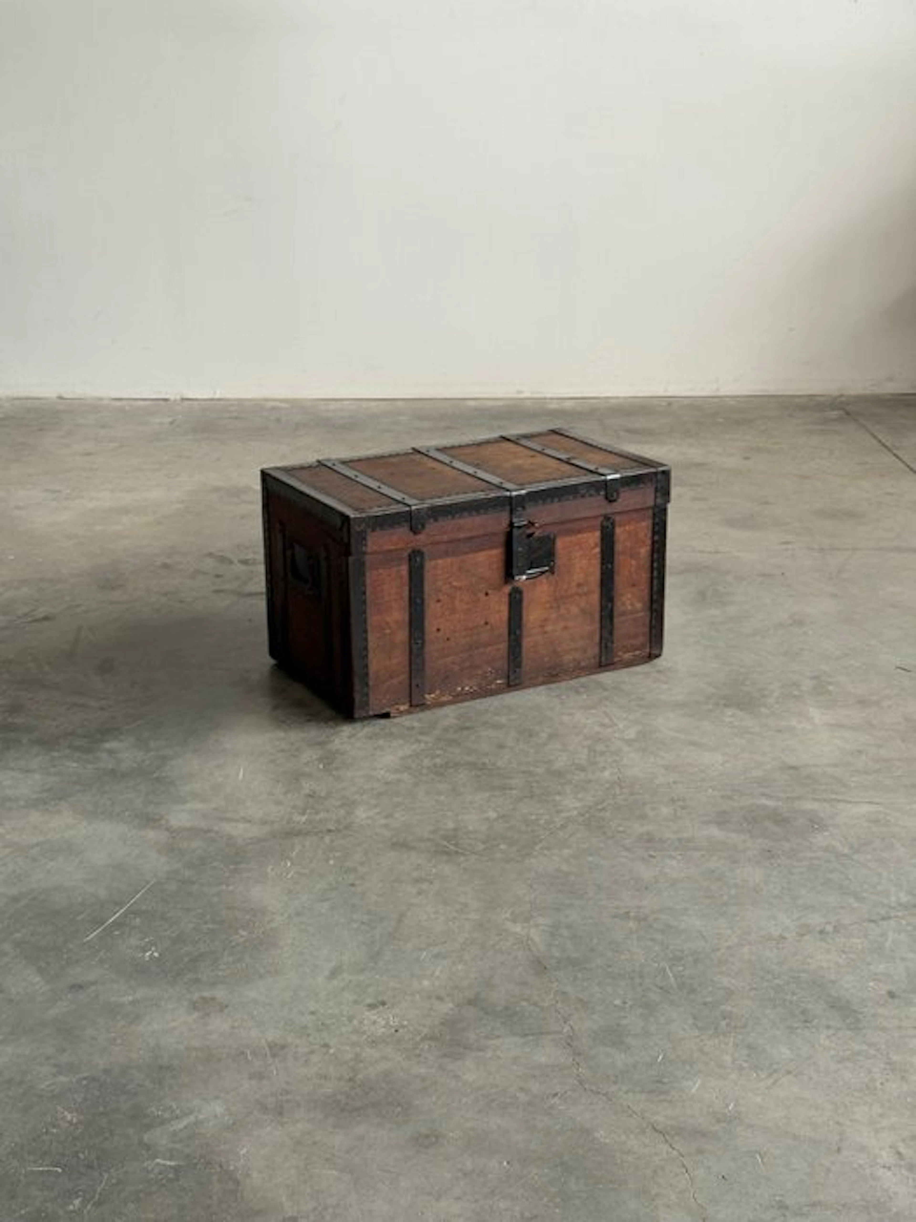Storage trunk - Wood, Metal - Military