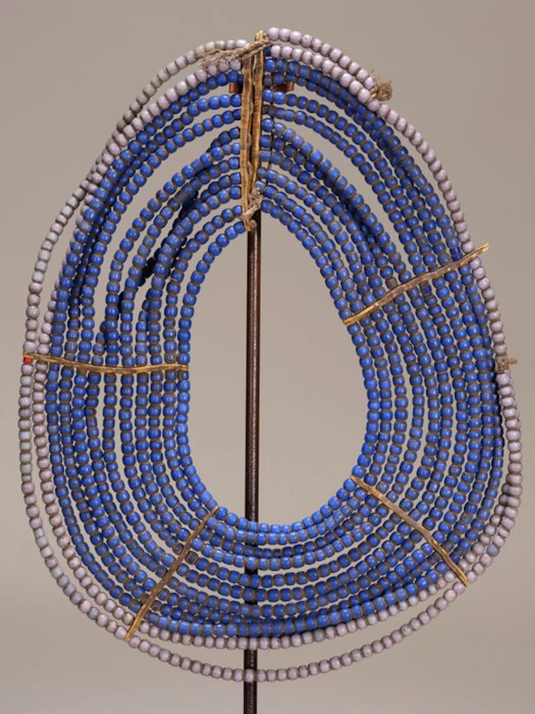 Large beaded collar / breastplate – Kamba – Kenya – glass...