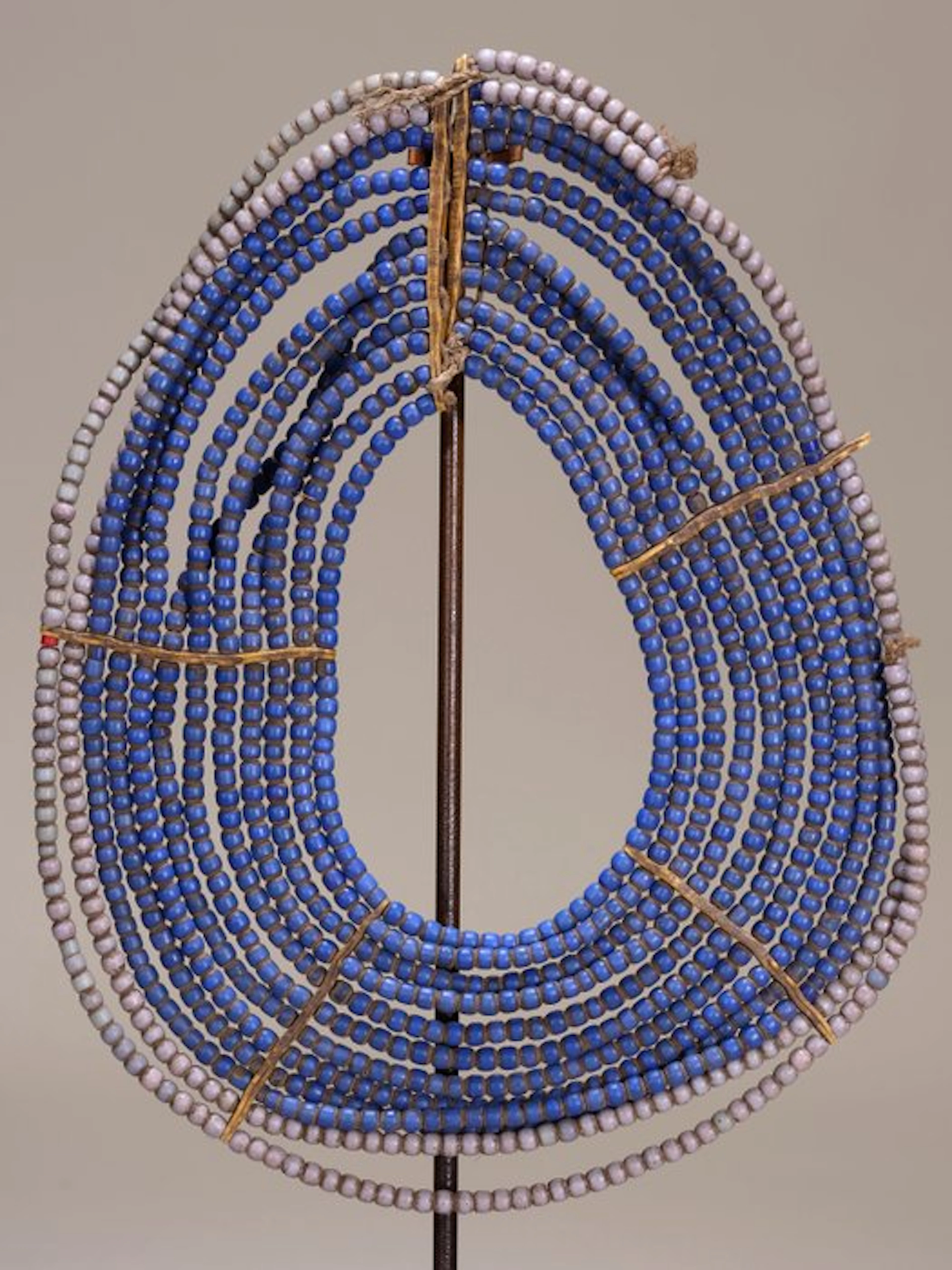 Large beaded collar / breastplate – Kamba – Kenya – glass...
