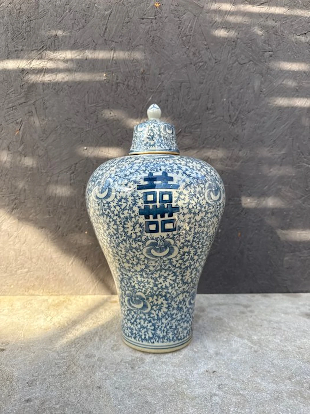 Vase - Porcelain - China - Mei ping vase (No reserve price)