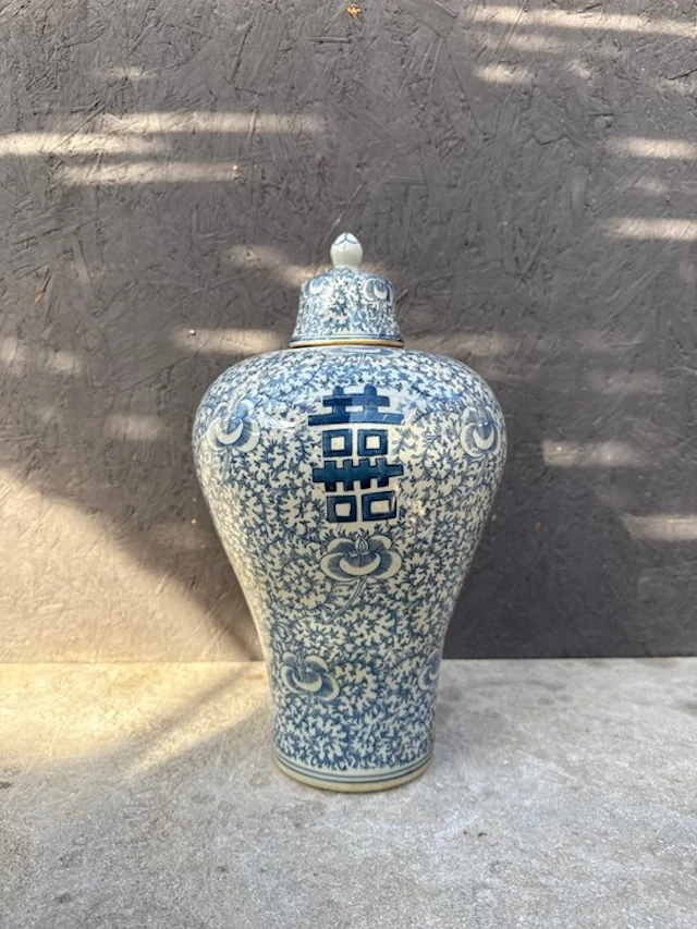 Vase - Porcelain - China - Mei ping vase (No reserve price)