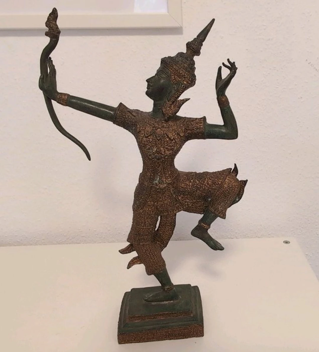 Bronze Phra Ram Rama with Bow – Thailand Ramakien Prince...