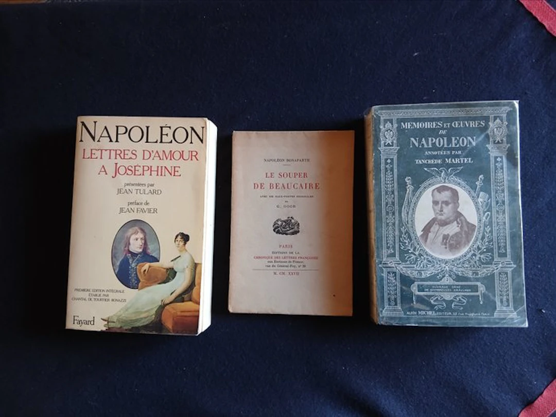 Napoléon - LOT DE TROIS LIVRES histoire napoléonienne : Le Souper de Beaucaire