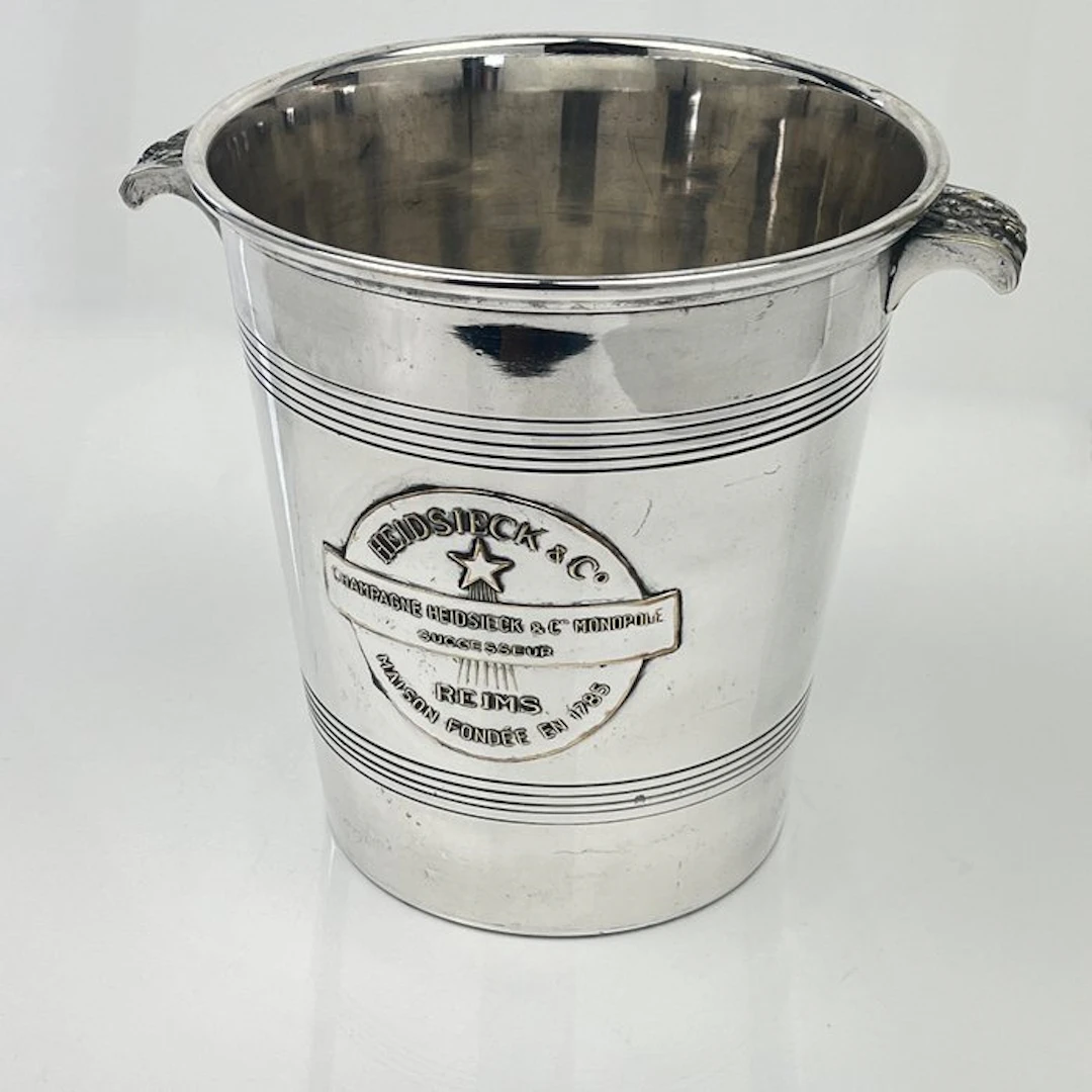 Champagne cooler - Art Deco - Silverplated - Heidsieck & Co Monopole