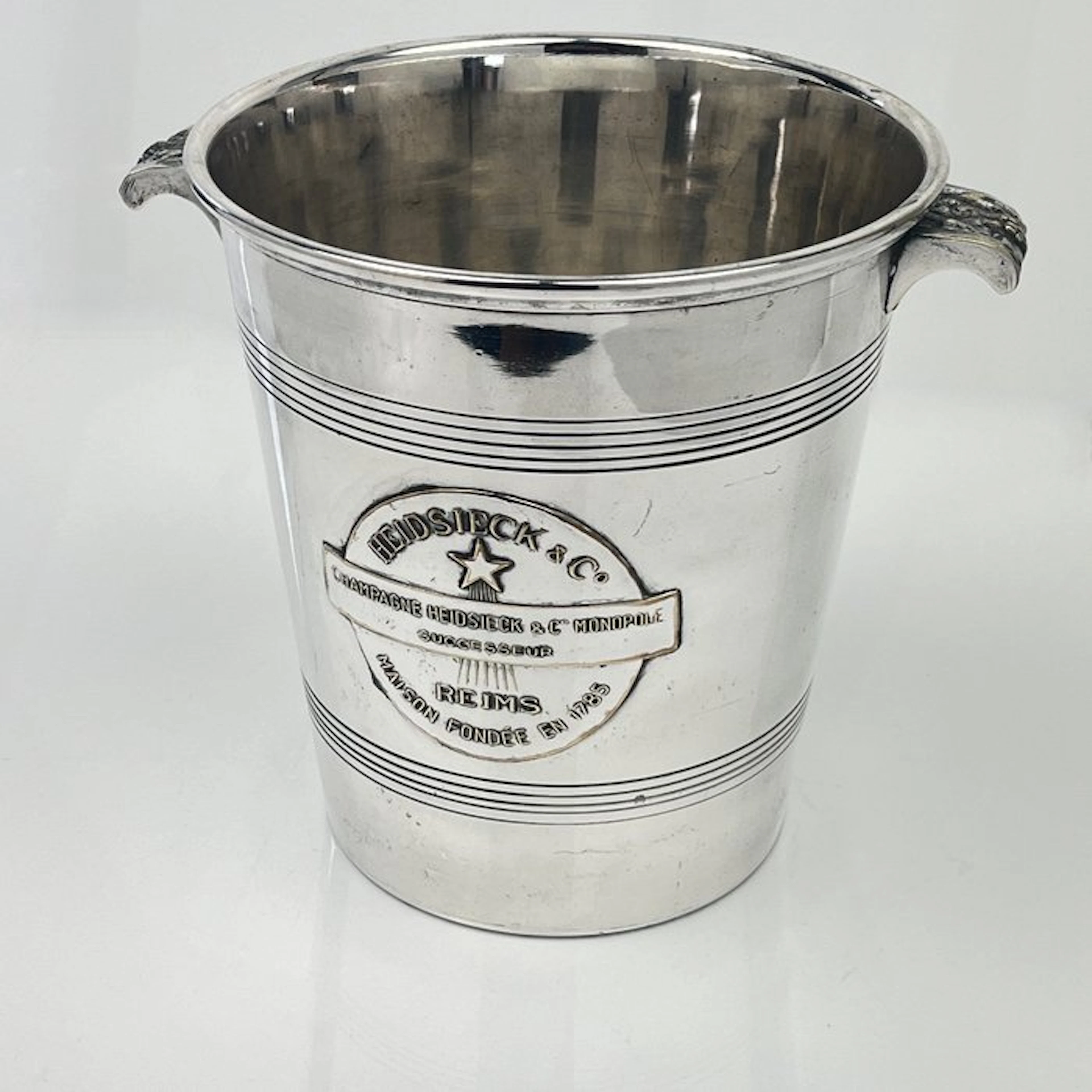 Champagne cooler - Art Deco - Silverplated - Heidsieck & Co Monopole