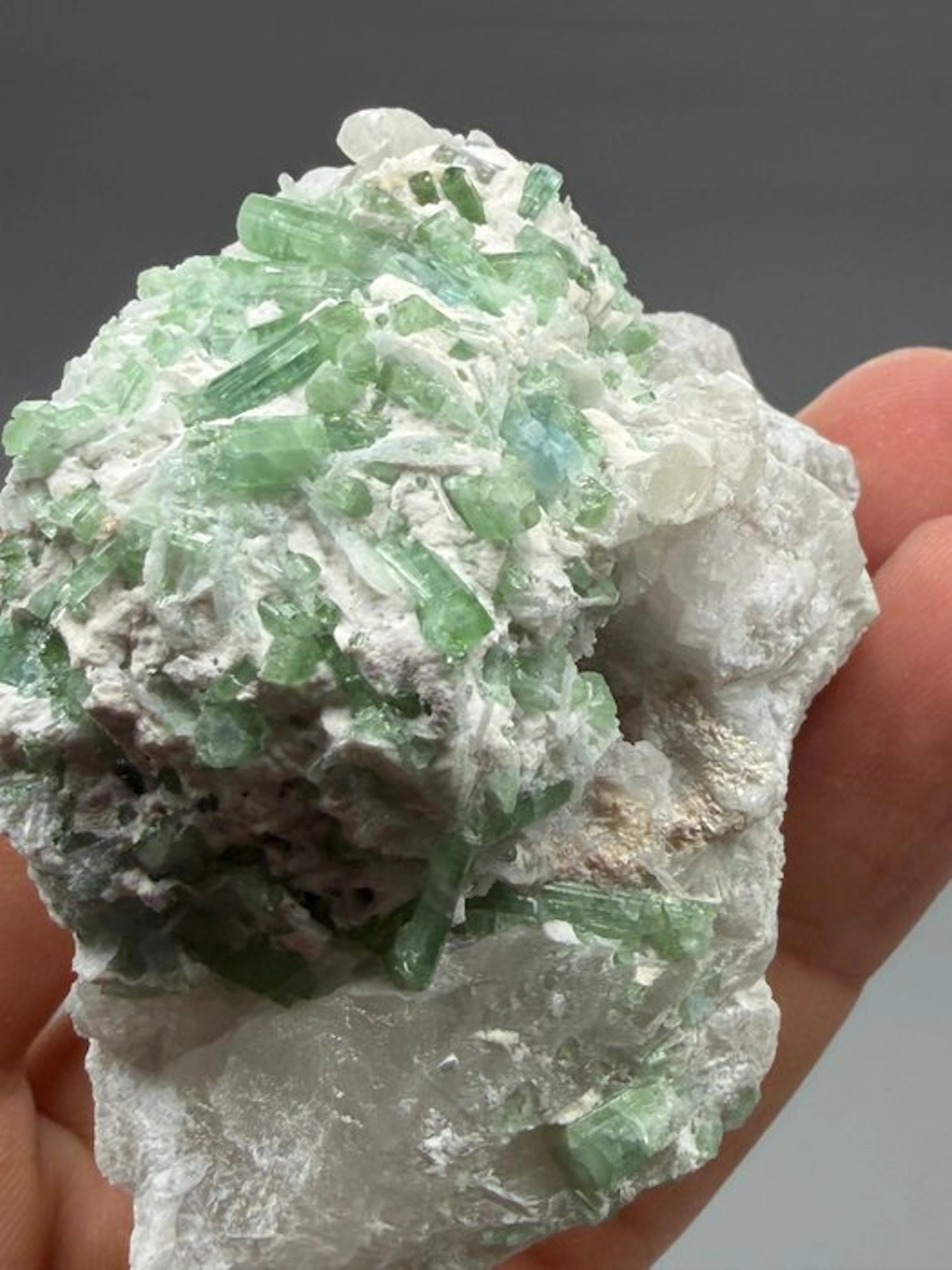 Tourmaline on Matrix Specimen- 147 g - (1)