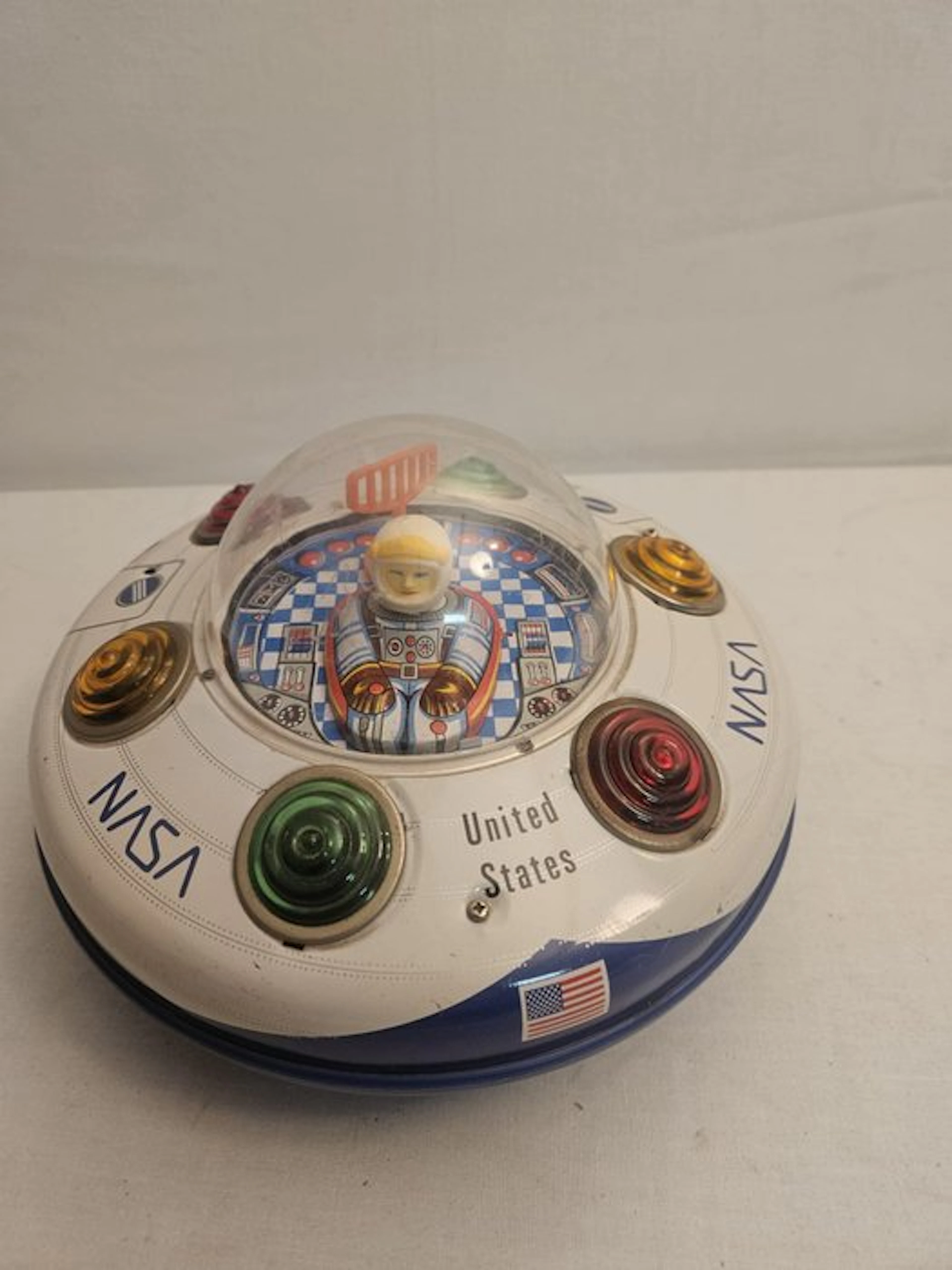 cl - Toy NASA vliegende schotel speelgoed - 1970-1980 - China