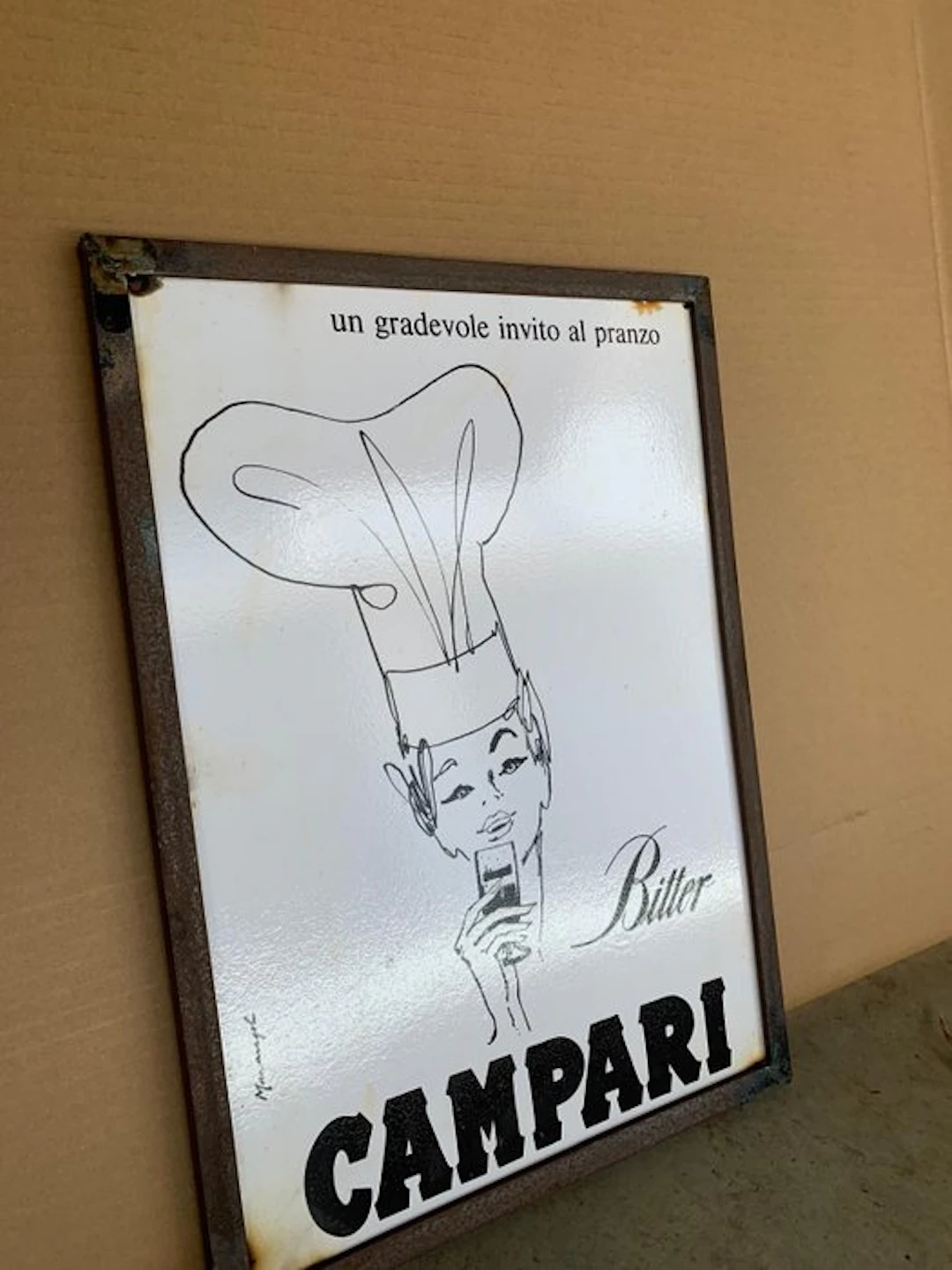 Galleria Campari - Campari - Marangolo - Plaque - Iron