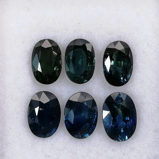 6 pcs Sapphire - 4.26 ct - Instituto Gemólogico Español (IGE)