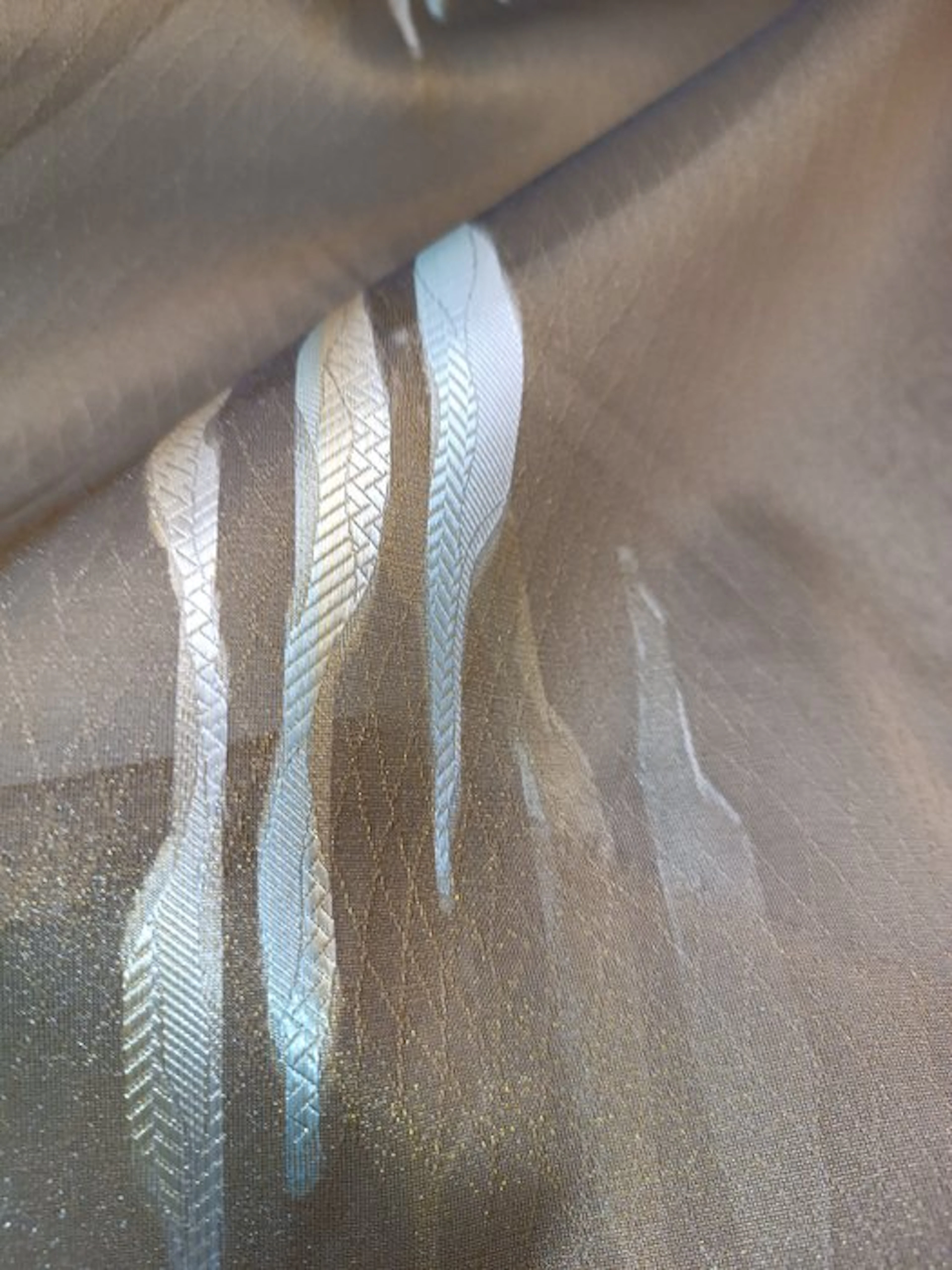 Textile (2) - 300 cm - 100 cm - Jacquard organza curtain