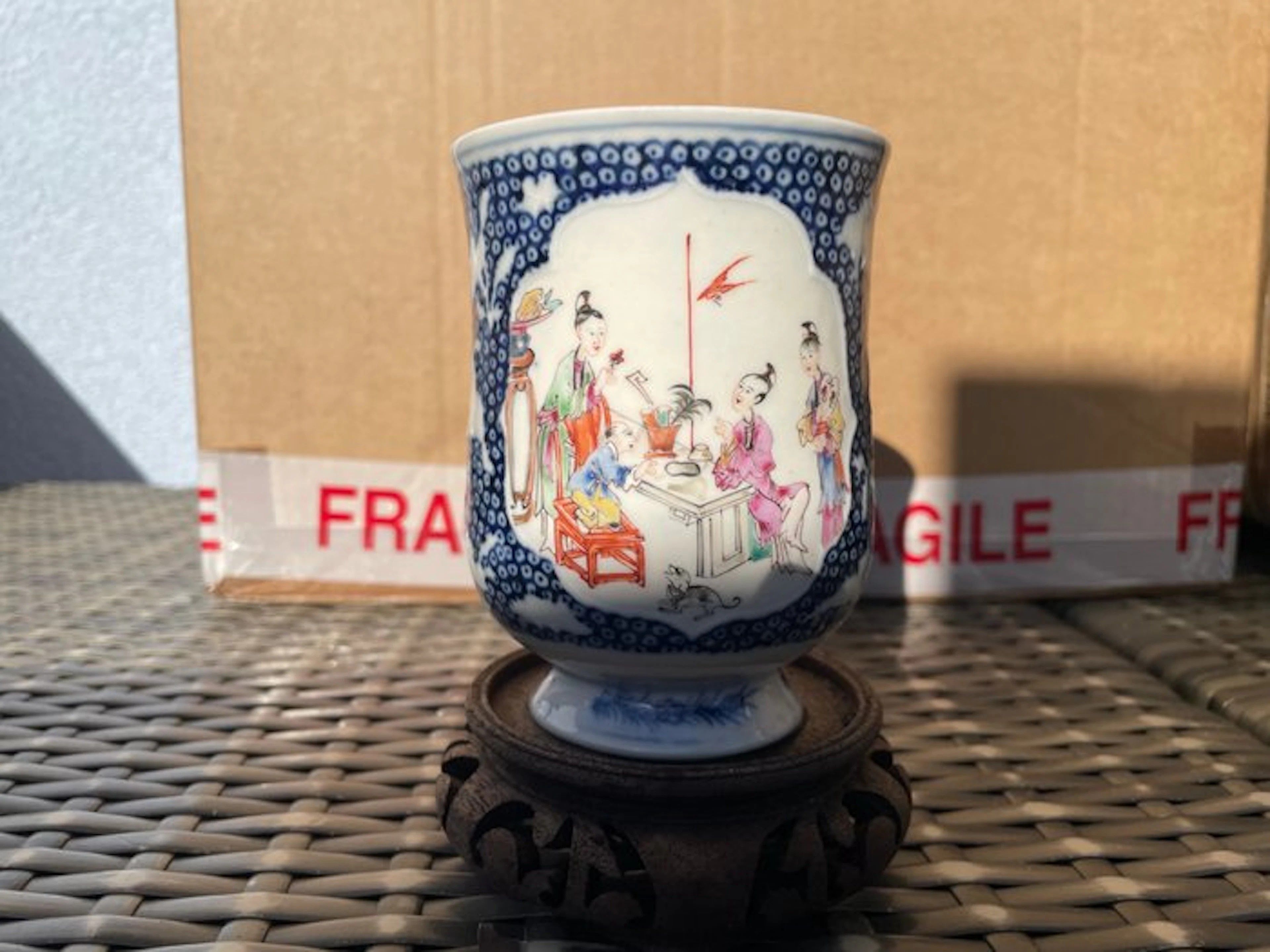 Mug - Porcelain, Wood