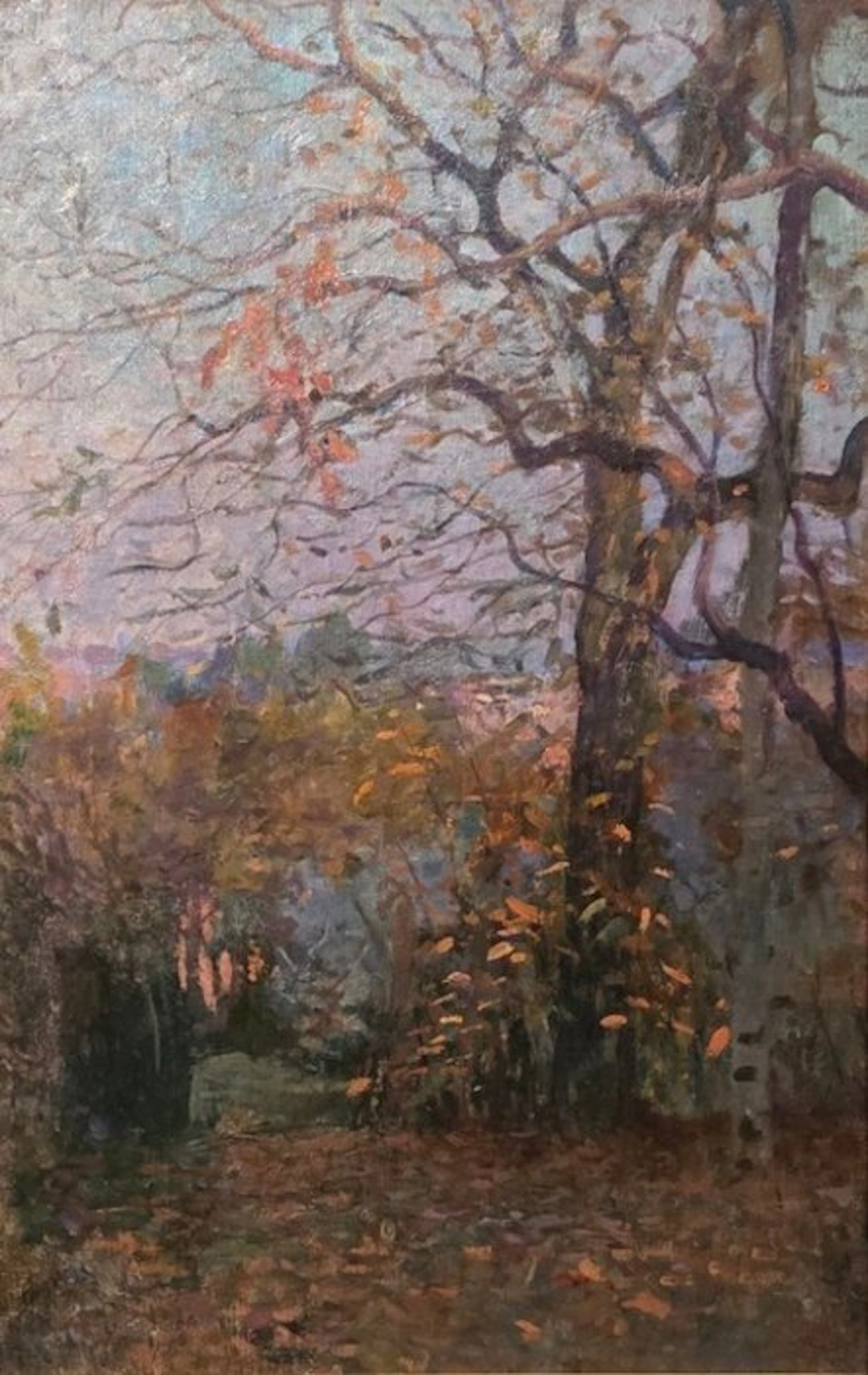 Francesco Gioli (1846-1922) - Paesaggio autunnale