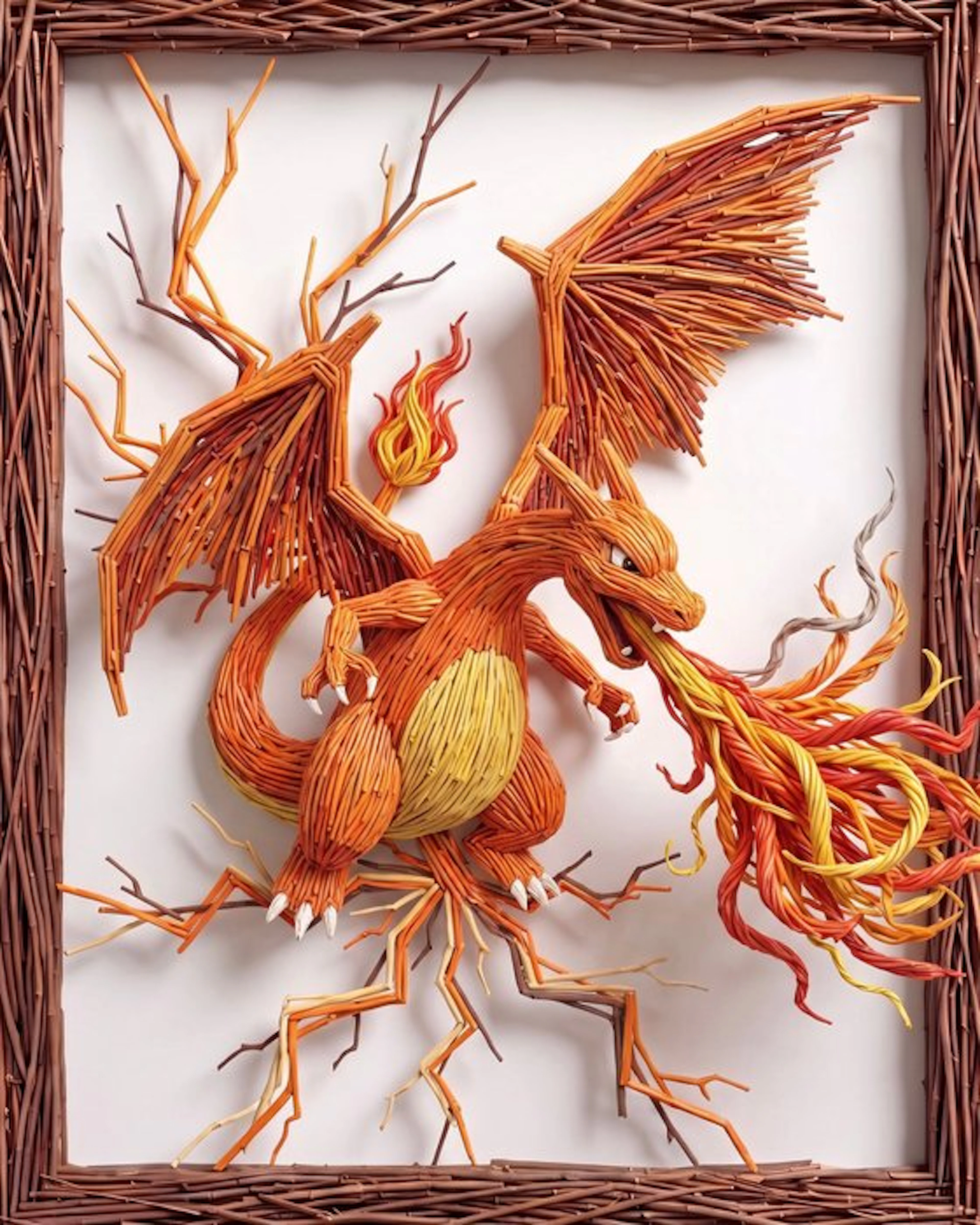 AT9 - "Charizard: Ira Maestosa" - Wood Style