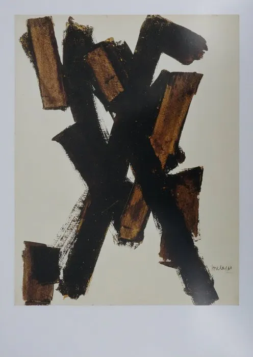 Pierre Soulages (1919-2022) - Brou de noix